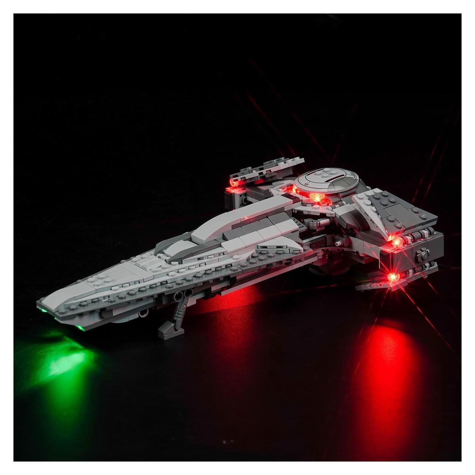 Kit de Luz LED Vaodest para Lego 75383 Infiltrador Sith