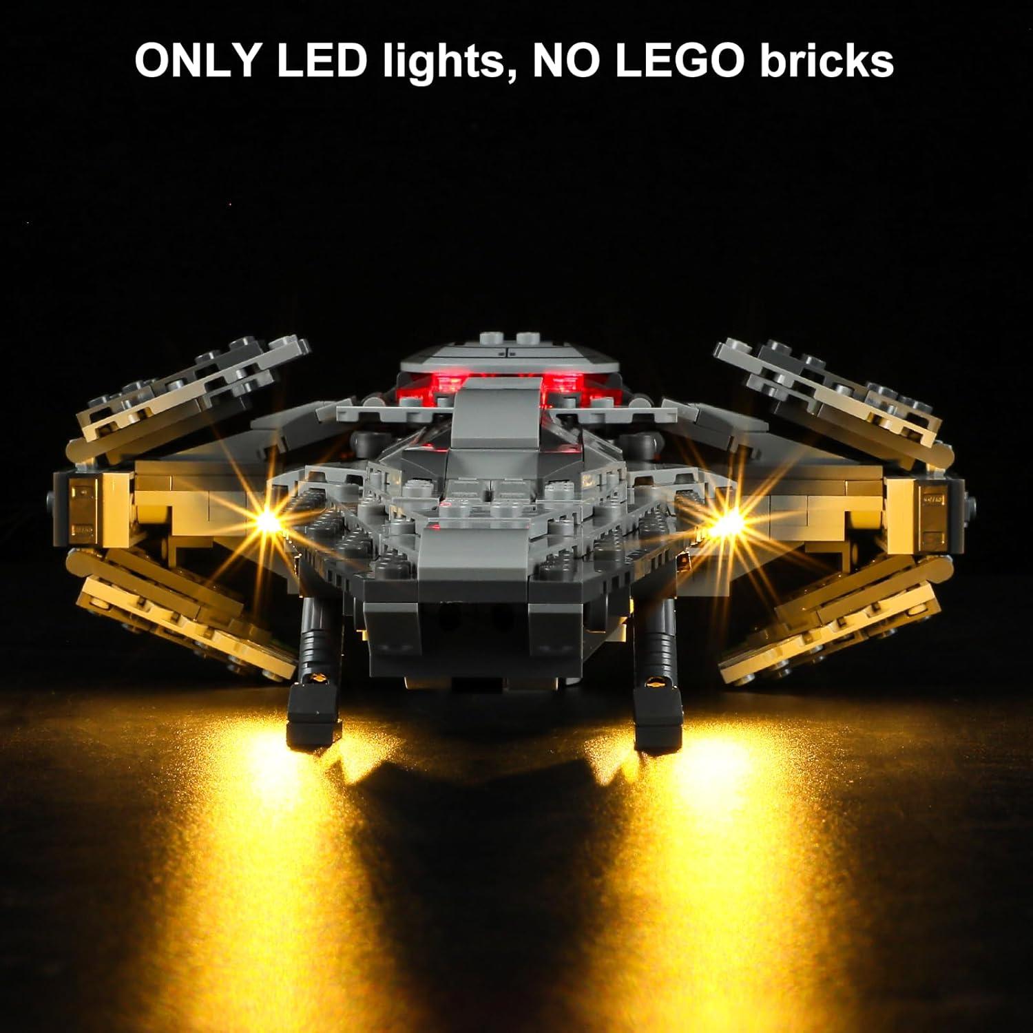 Kit de Luz LED Vaodest para Lego 75383 Infiltrador Sith