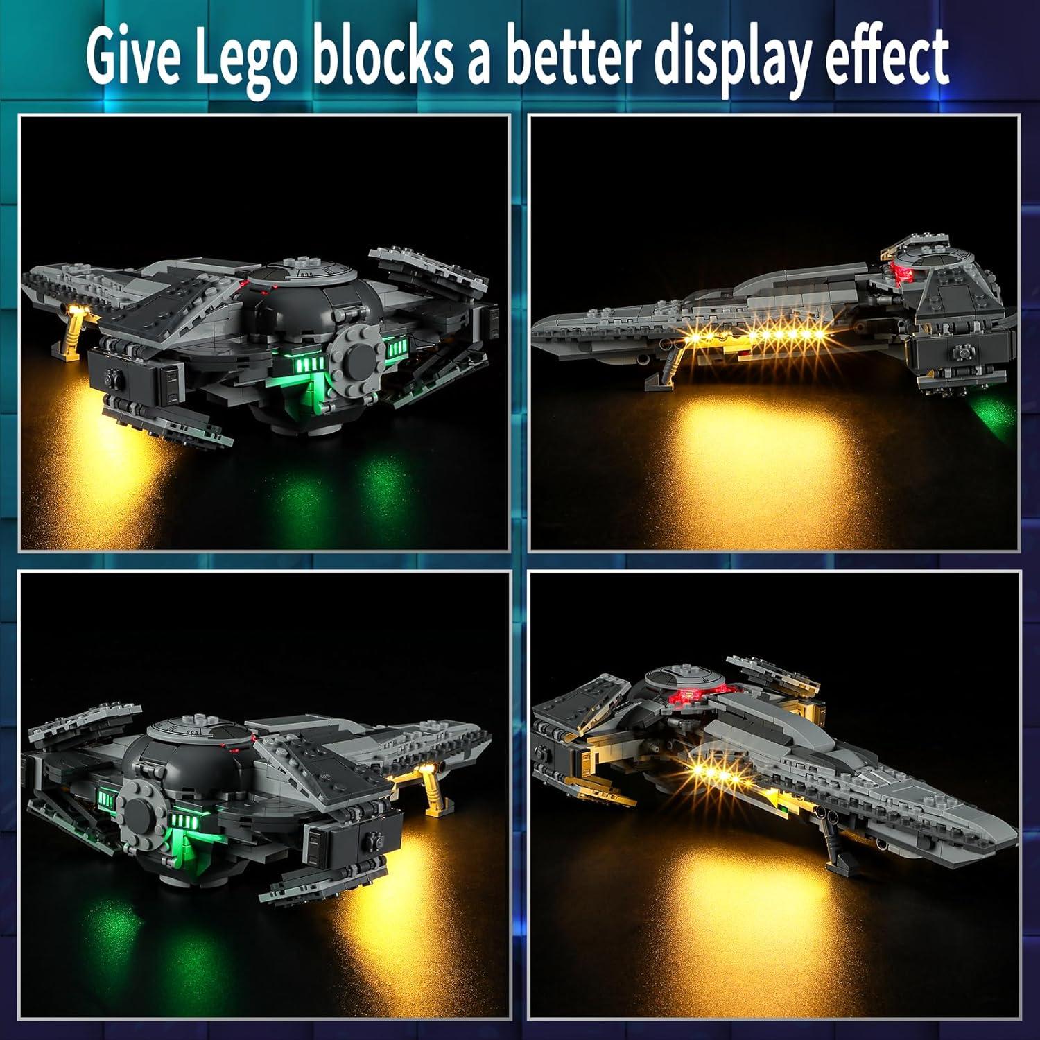 Kit de Luz LED Vaodest para Lego 75383 Infiltrador Sith