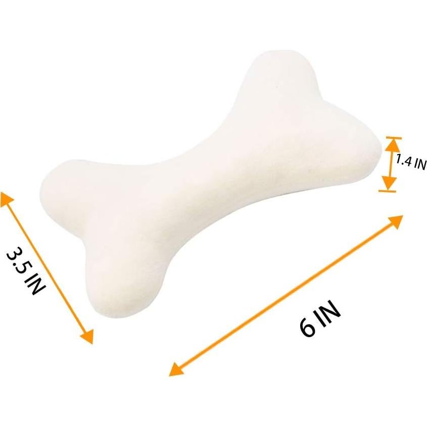 JOYELF Juguete Squeaky para Perros - Paquete de 3 Huesos