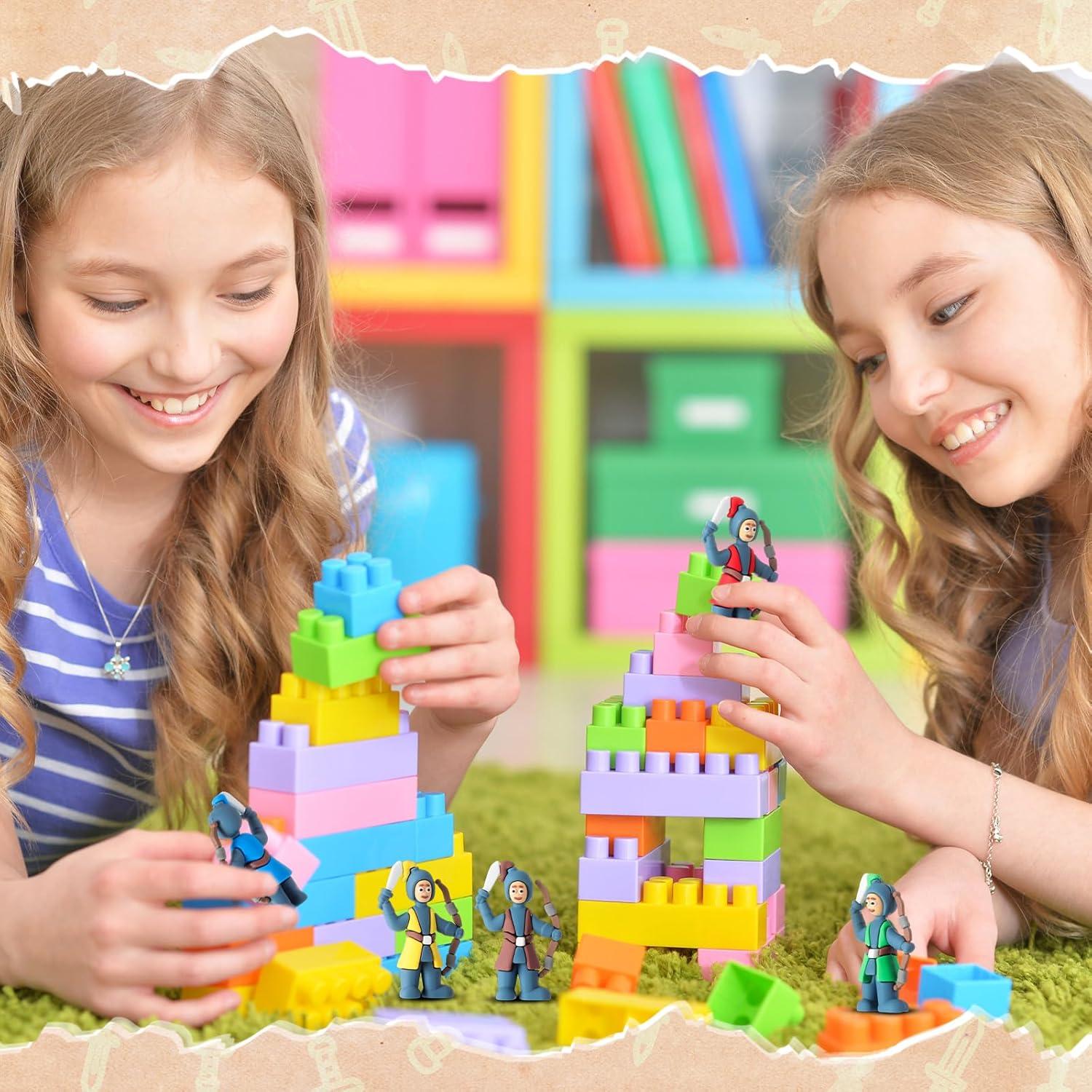 25 Mini Figuras de Caballeros Medievales PVC Viozakanry