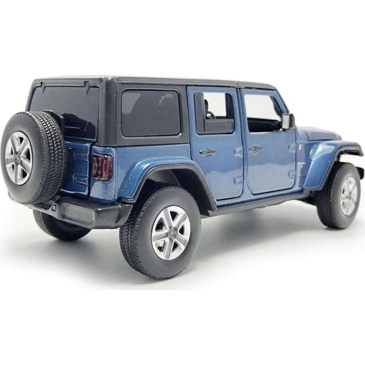 Coche de Juguete Diecast SUV VIIGER Wrangler Sahara 1/32 Azul