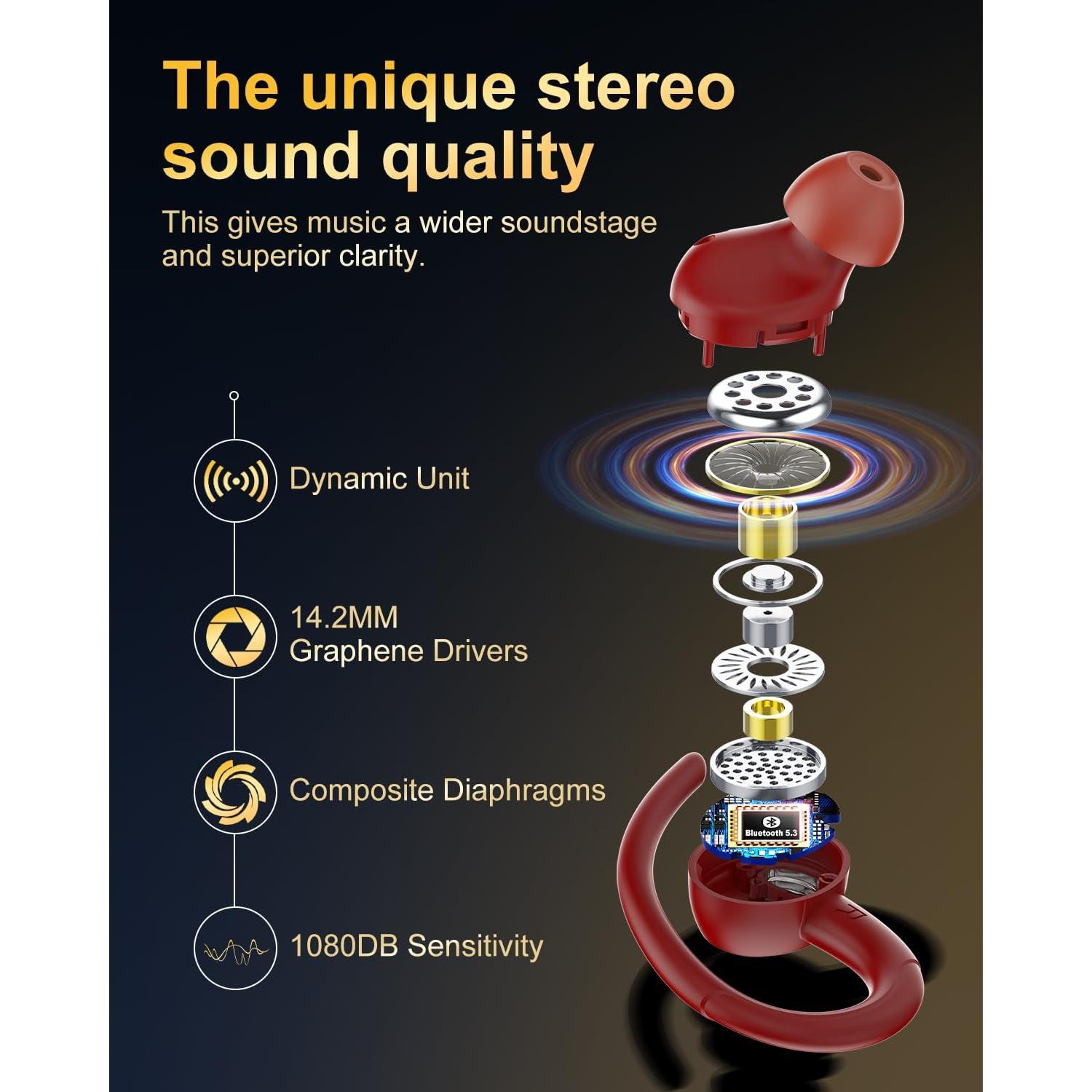 Auriculares Inalámbricos Jesebang YT18 Bluetooth 5.4, 40H, IP7