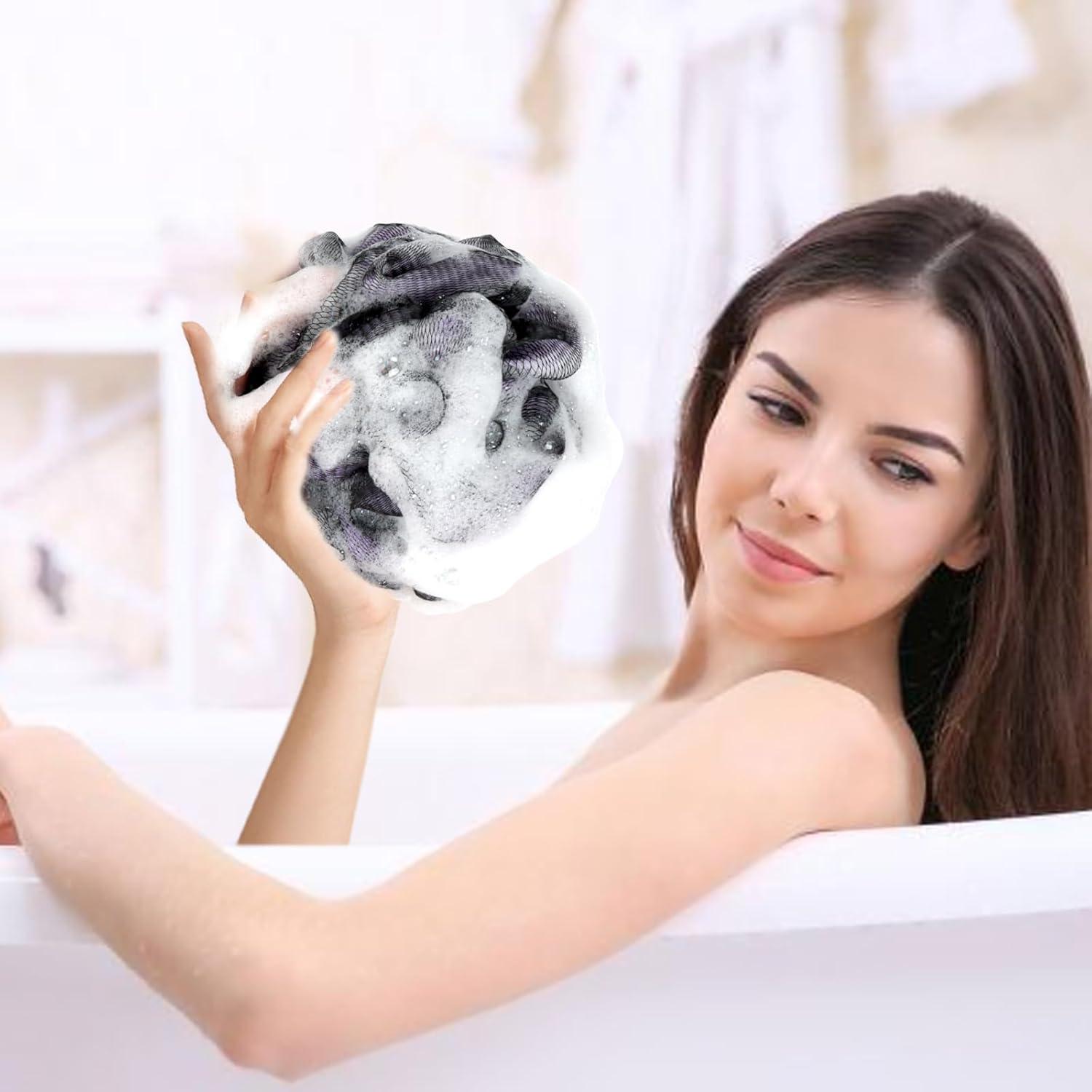 Esponjas de Loofah Suaves Carrie Joe 4Pcs 60g Exfoliantes