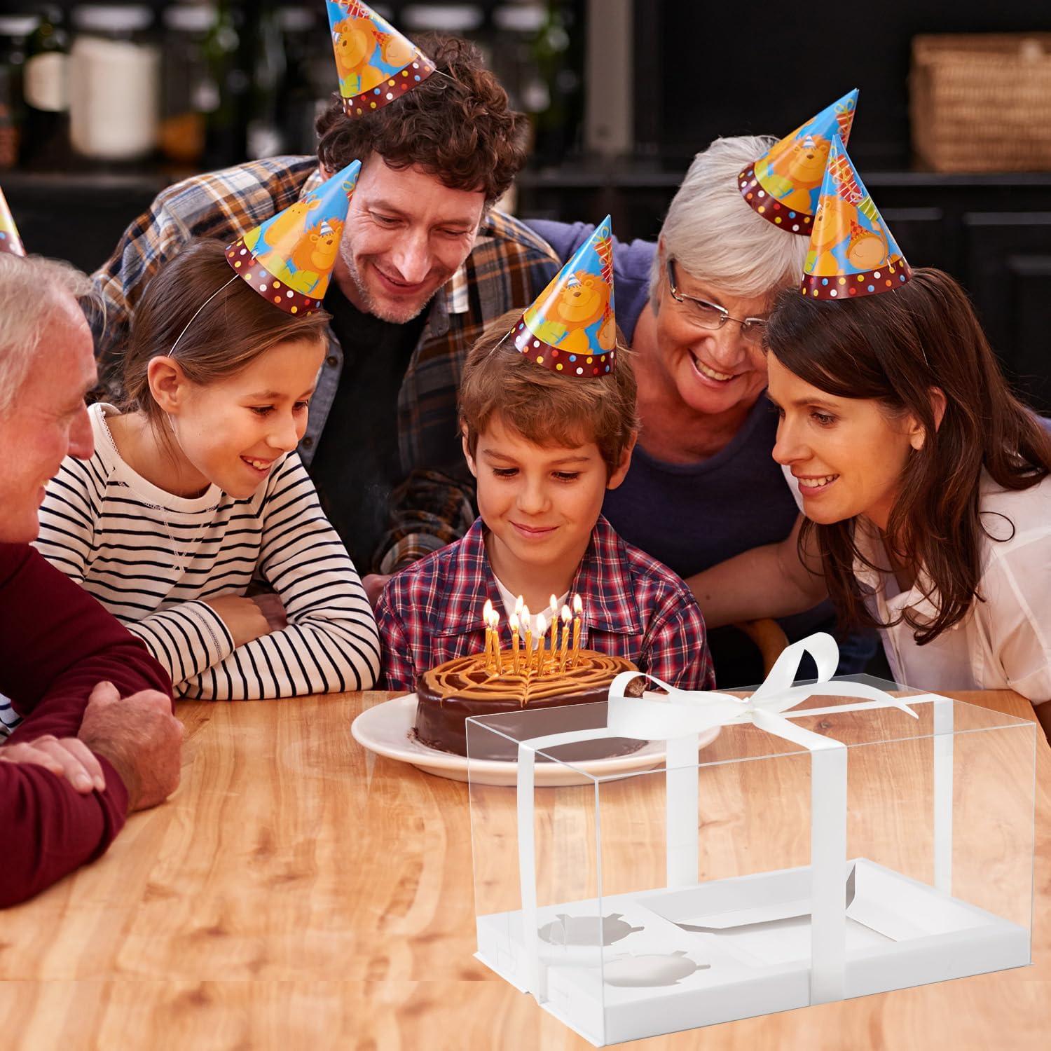 Caja Combo JCD para Pasteles y Cupcakes 3 Pcs - Transparente