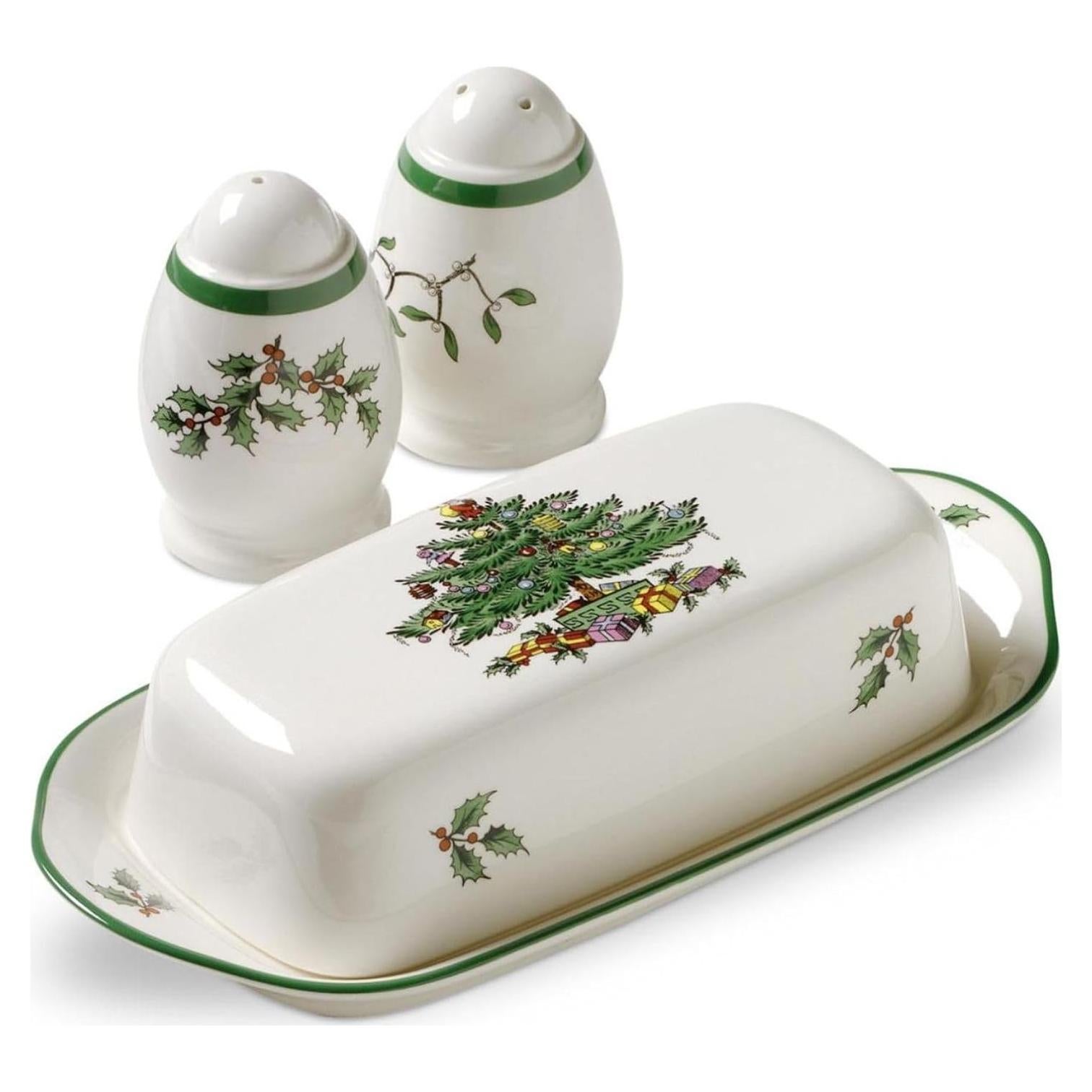 Juego de Anfitrión 3 Piezas Spode Christmas Tree Cerámica
