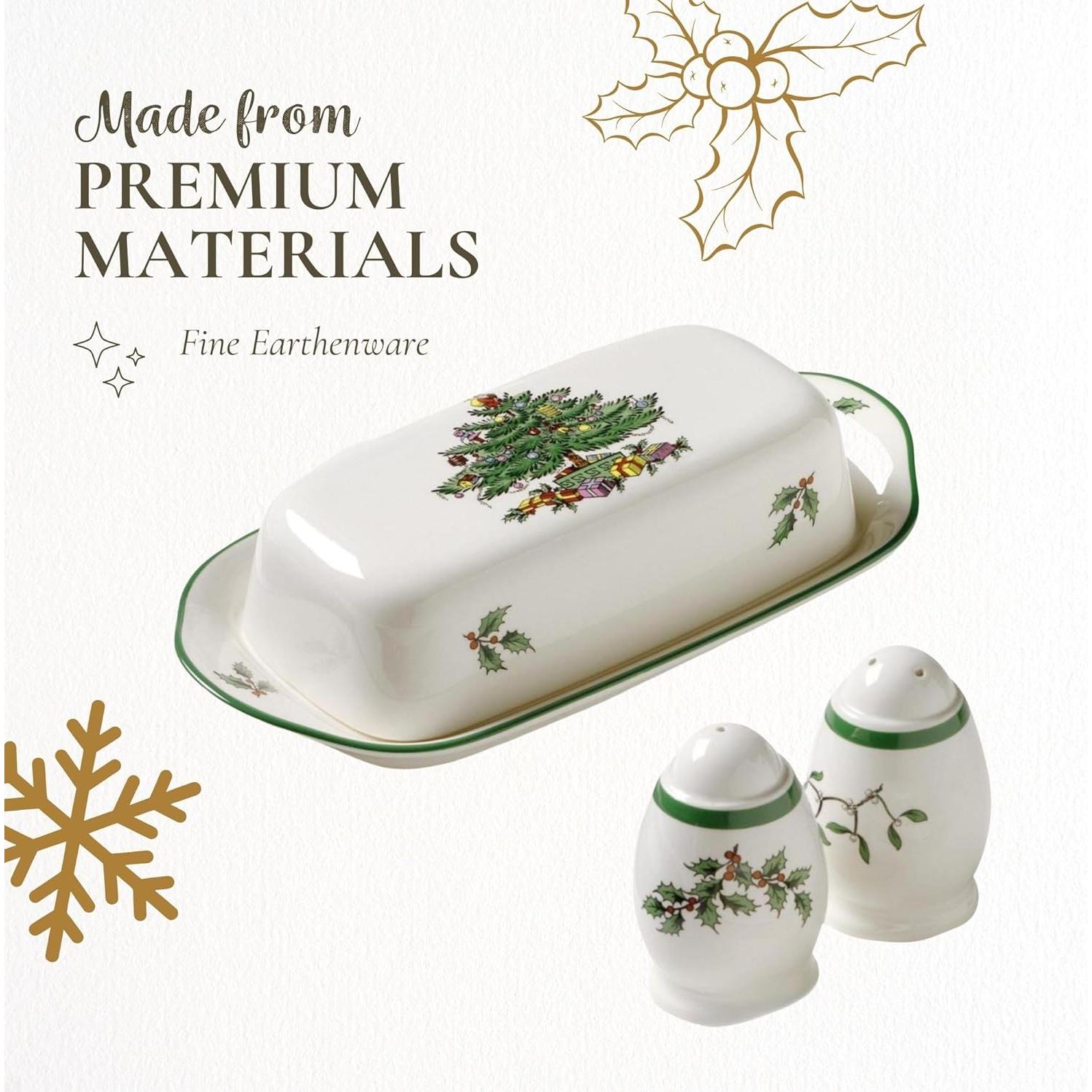 Juego de Anfitrión 3 Piezas Spode Christmas Tree Cerámica