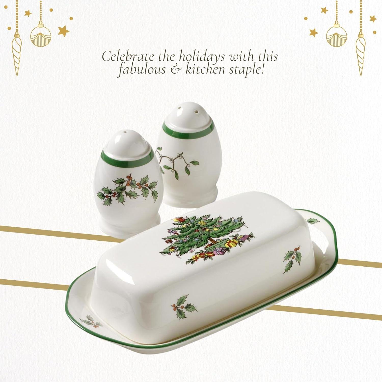 Juego de Anfitrión 3 Piezas Spode Christmas Tree Cerámica