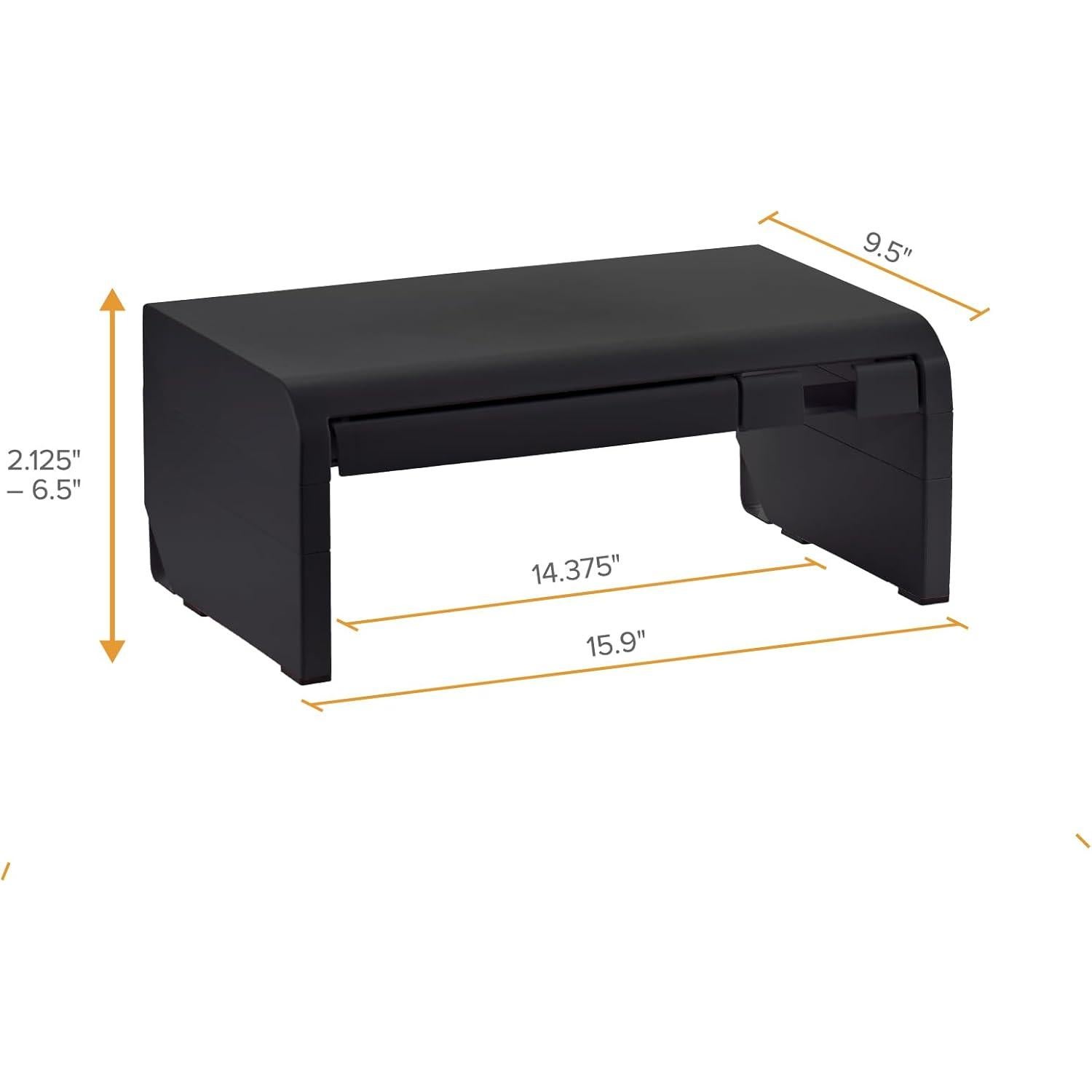 Soporte de Monitor Ajustable Bostitch Konnect Negro 42x25cm