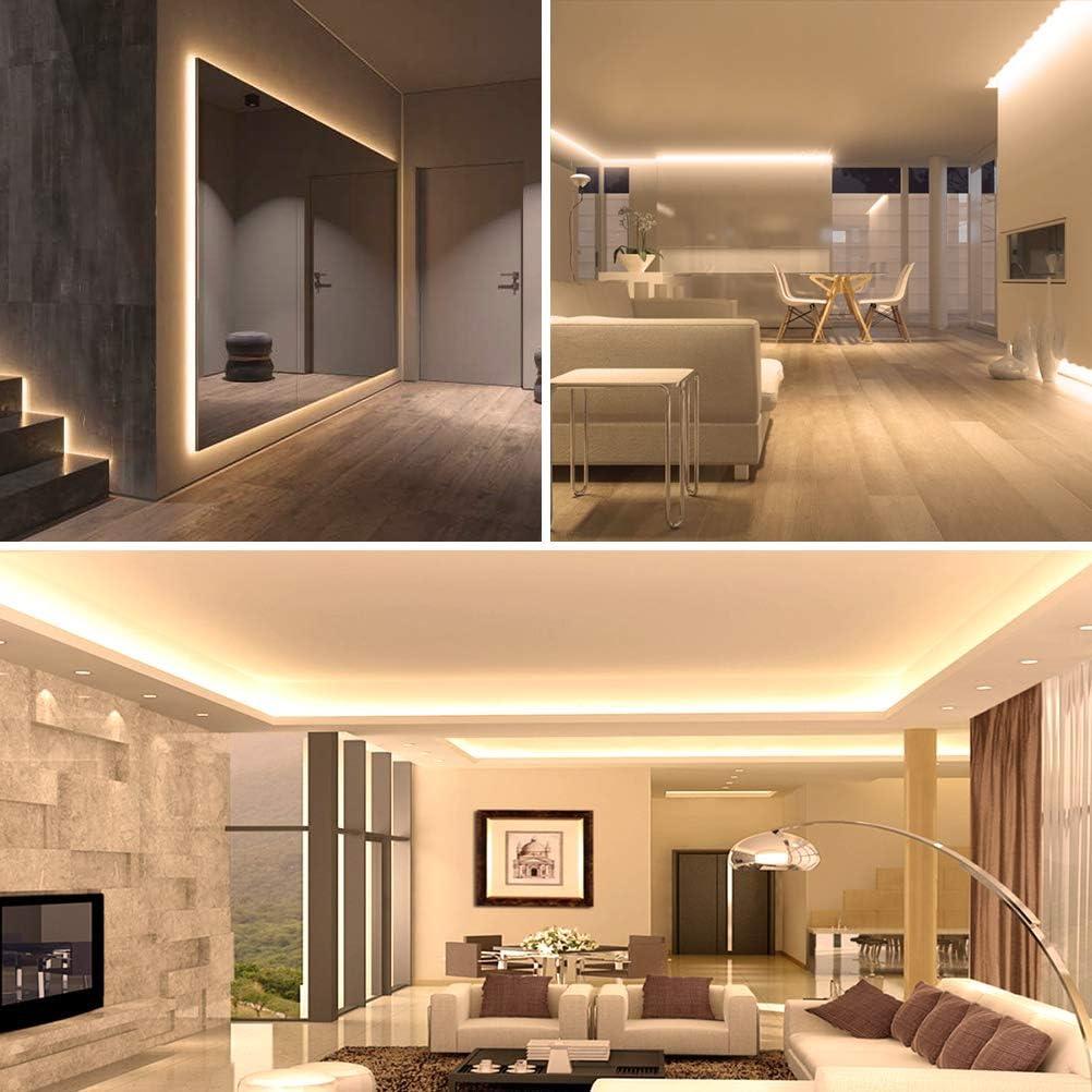 Tira de Luz LED Onforu 15m 3000K Regulable Blanca Cálida