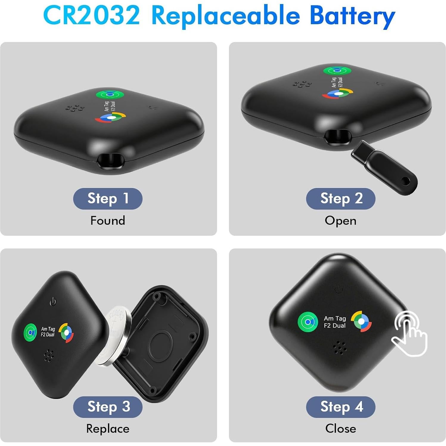 Rastreador Bluetooth eMjollRay para iOS y Android, IP67