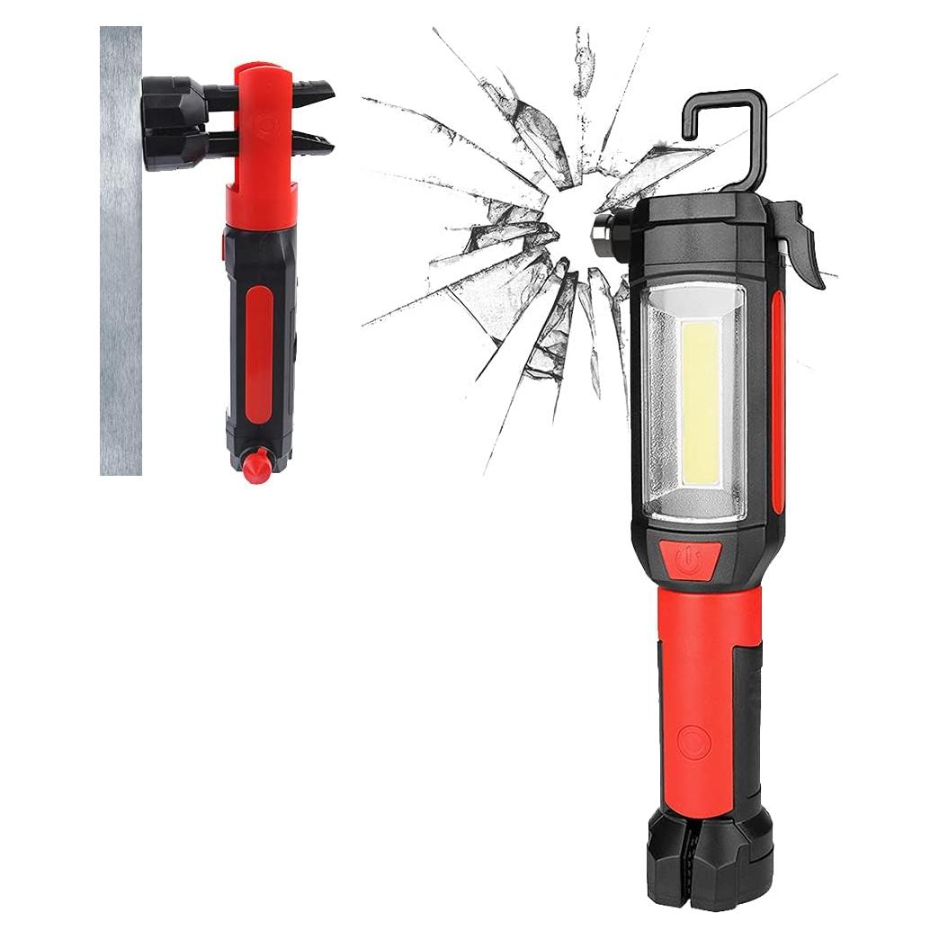 Herramienta de Emergencia 9-en-1 Maksone con Linterna LED