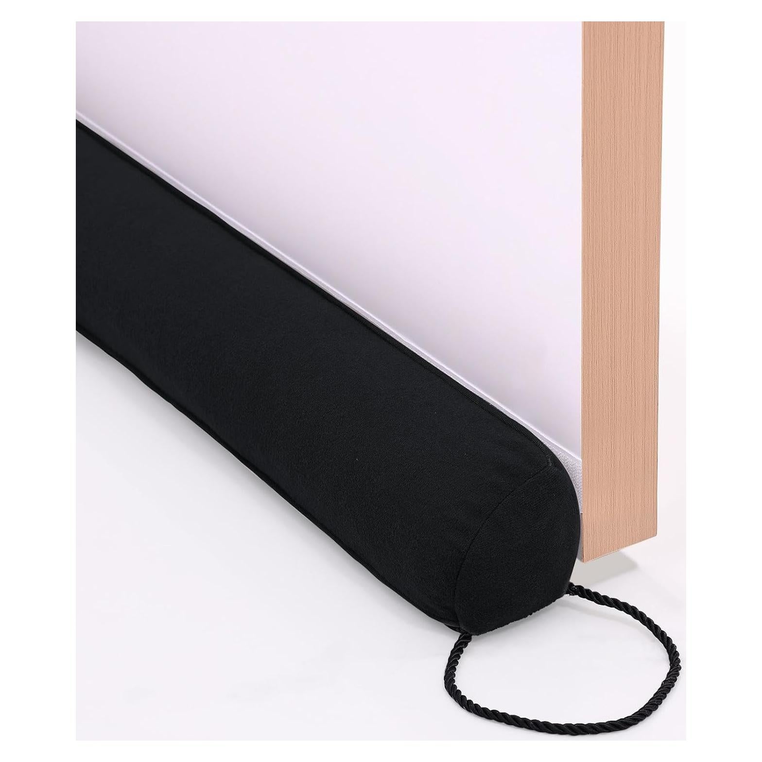 Tapón de Corriente para Puerta hyha 32" Negro, Bloquea Aire y Ruido