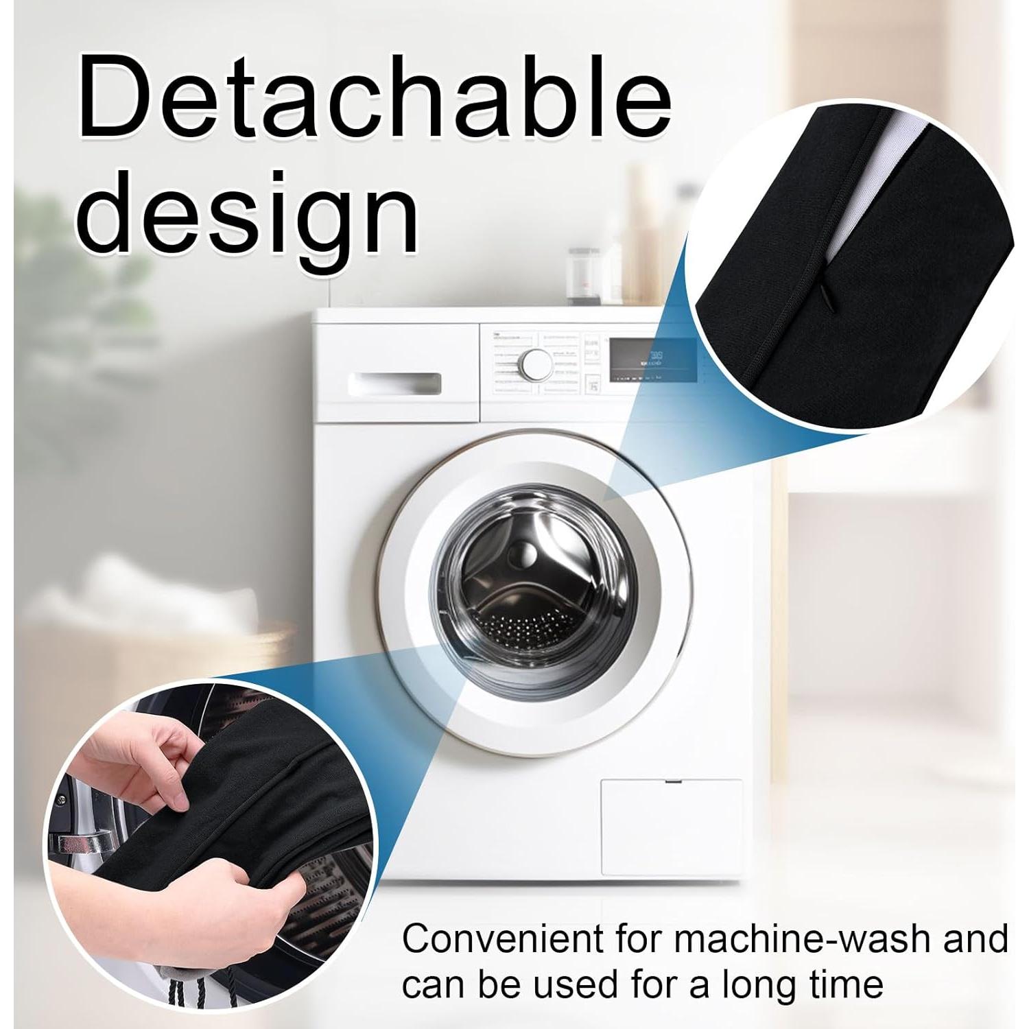 Tapón de Corriente para Puerta hyha 32" Negro, Bloquea Aire y Ruido