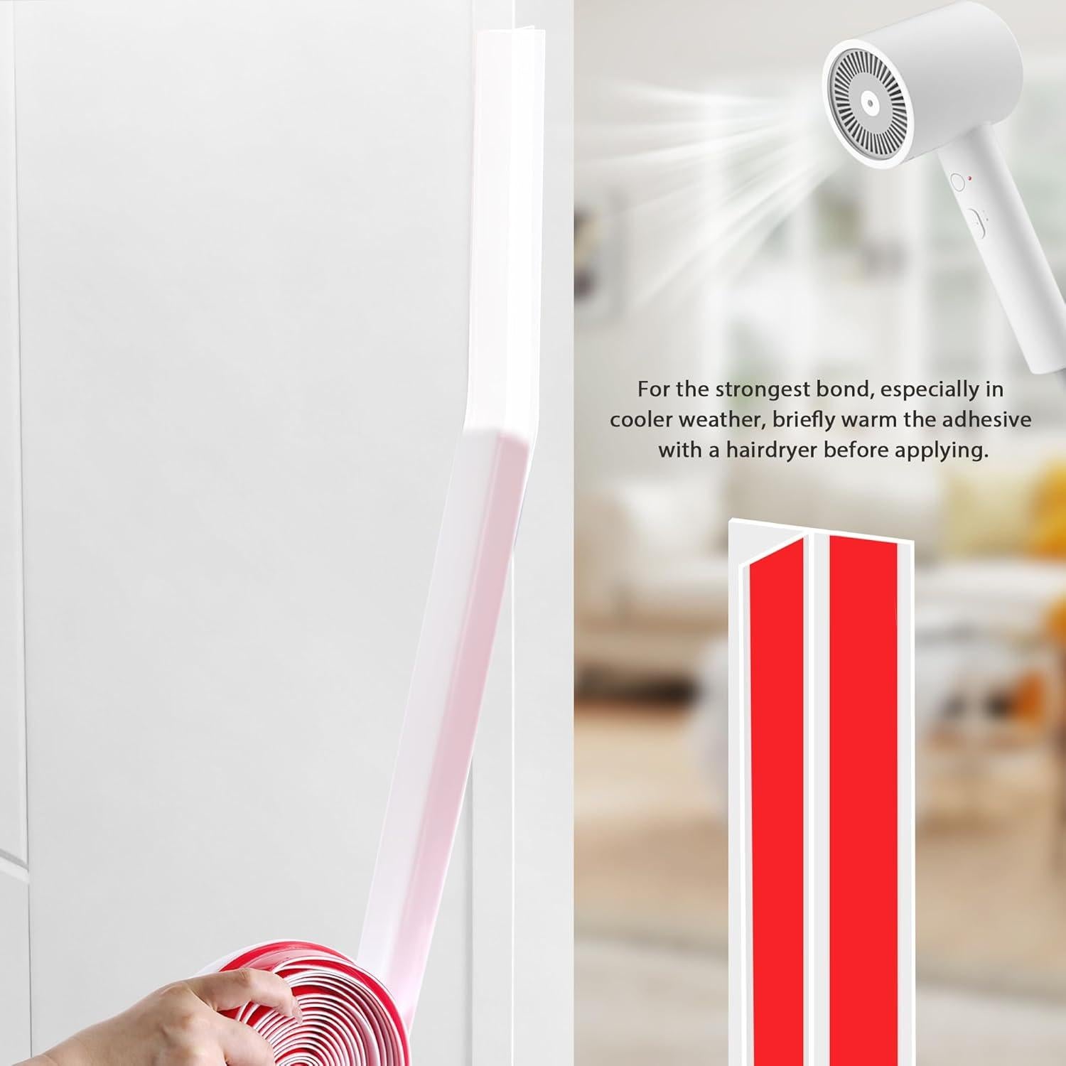 Cinta de Sellado de Silicona 20Ft TAROSE Blanco 35mm