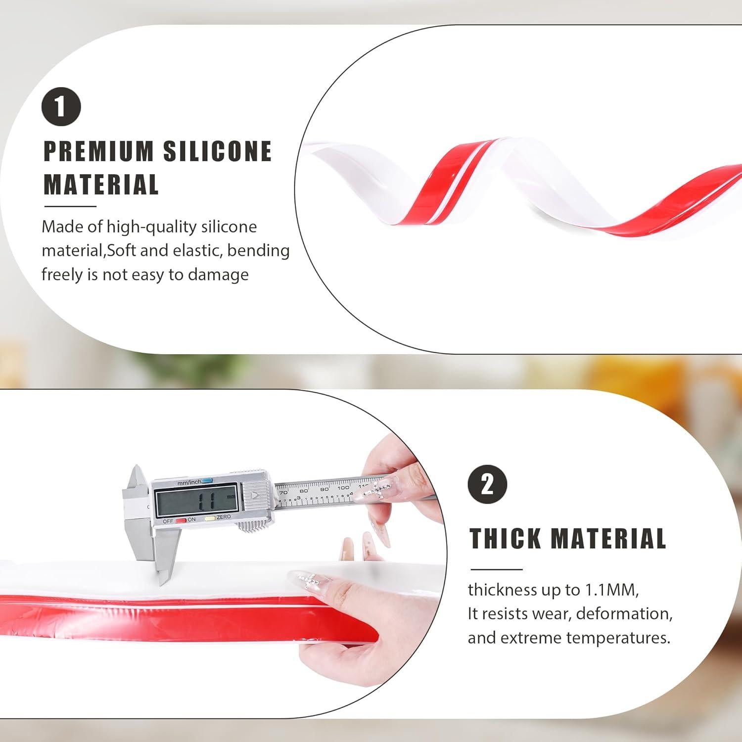 Cinta de Sellado de Silicona 20Ft TAROSE Blanco 35mm