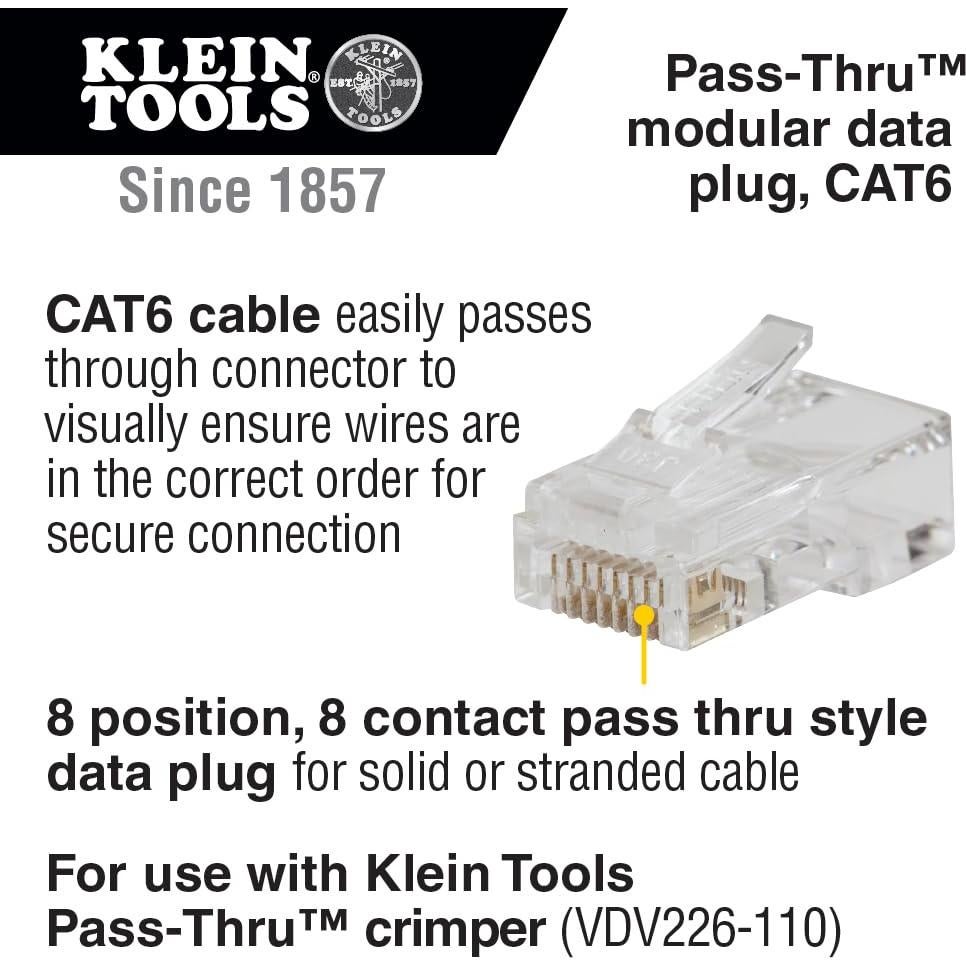Kit de Prueba de Cable LAN Klein Tools 80085, 6 Piezas