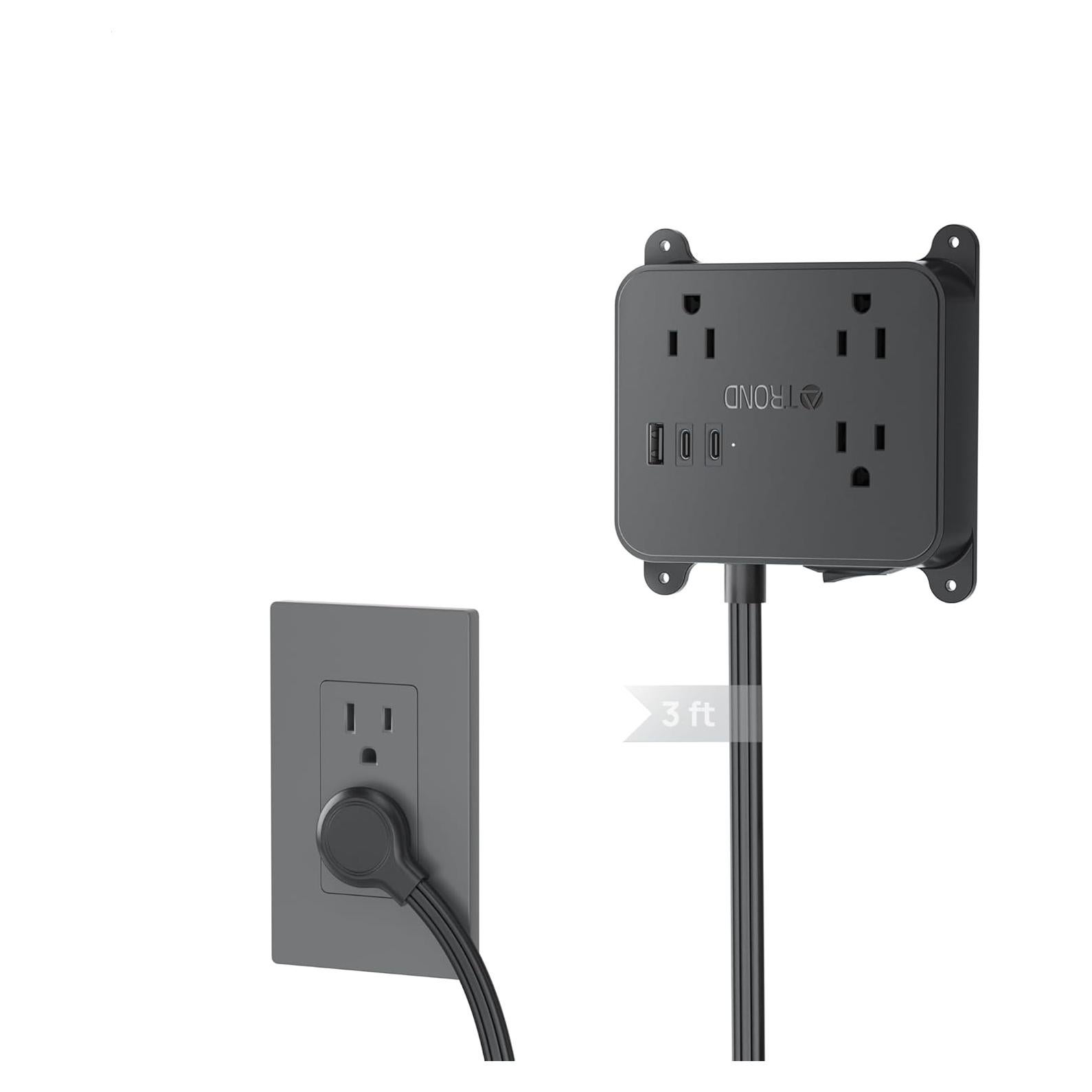 Regleta de Enchufes TROND Prime Mini I 3FT con USB