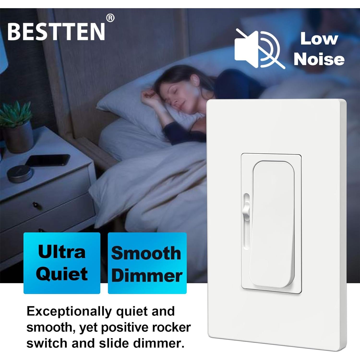 Interruptor Regulador Digital BESTTEN 3 Paquetes 15A LED CFL