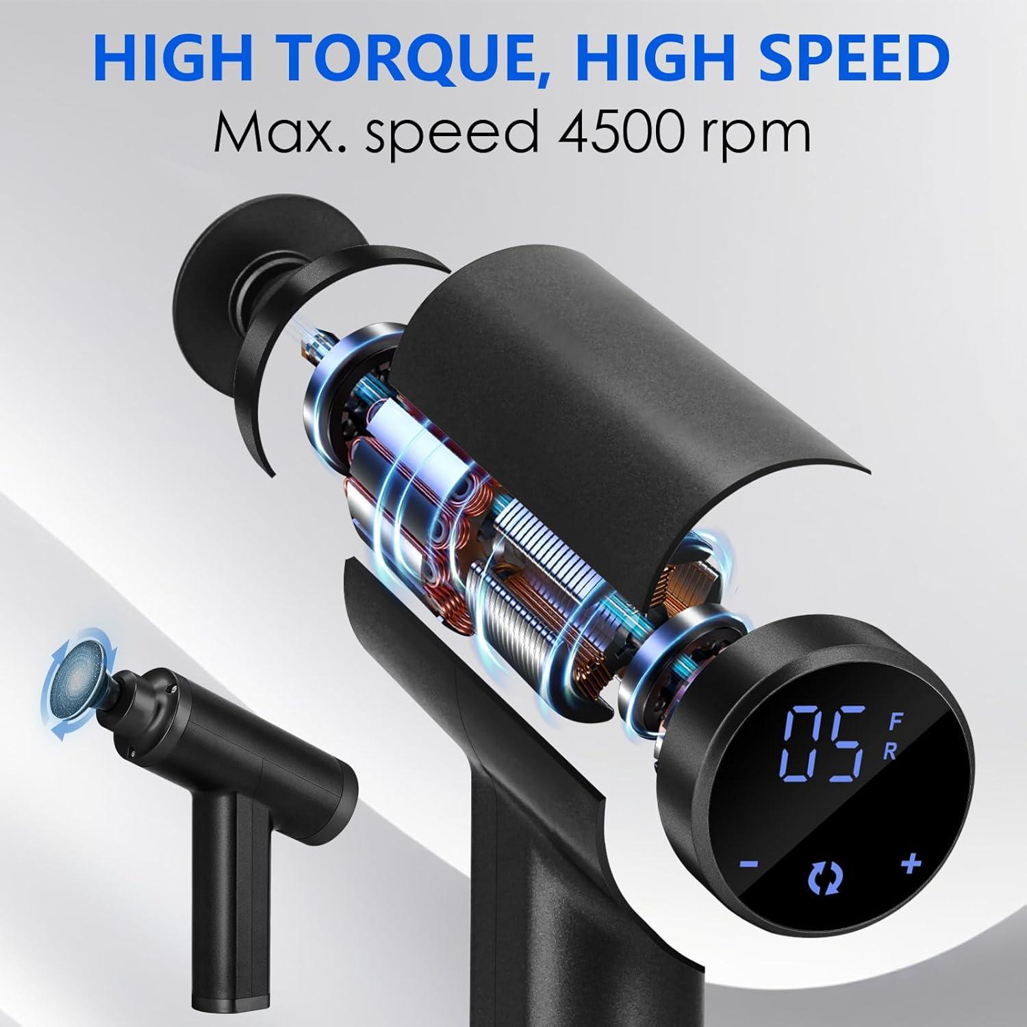 Removedor de Callos Eléctrico FCR-3 Negro 4500rpm 10 Velocidades