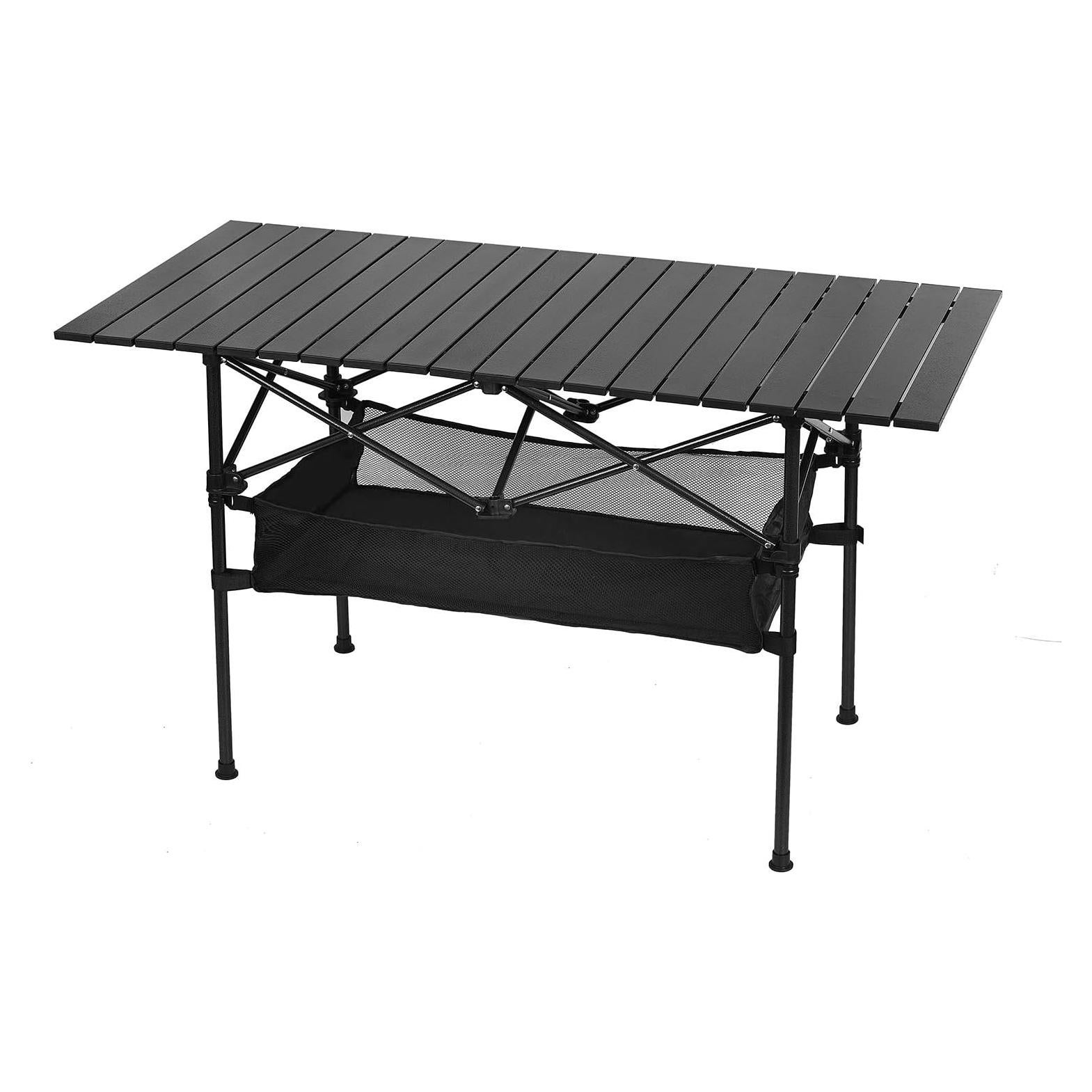 Mesa de Camping Plegable LEADALLWAY Ajustable 67x55 cm