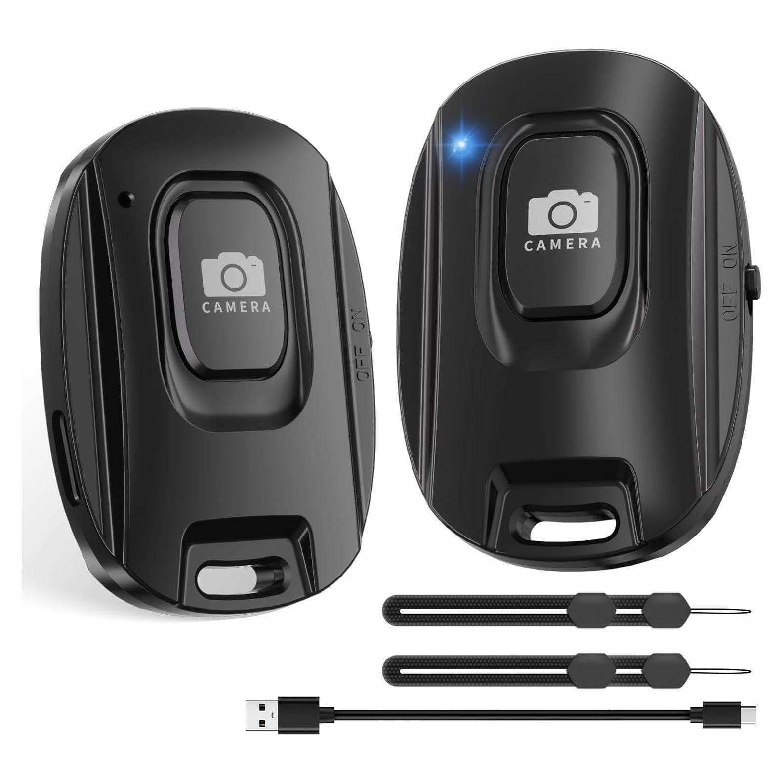 Disparador Remoto de Cámara Bluetooth VYVIYON Recargable 2 Pcs