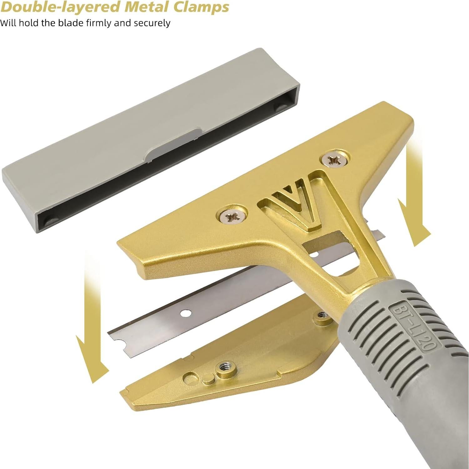 Raspador de Cuchillas 4" Ehdis - 2 Piezas + 20 Cuchillas