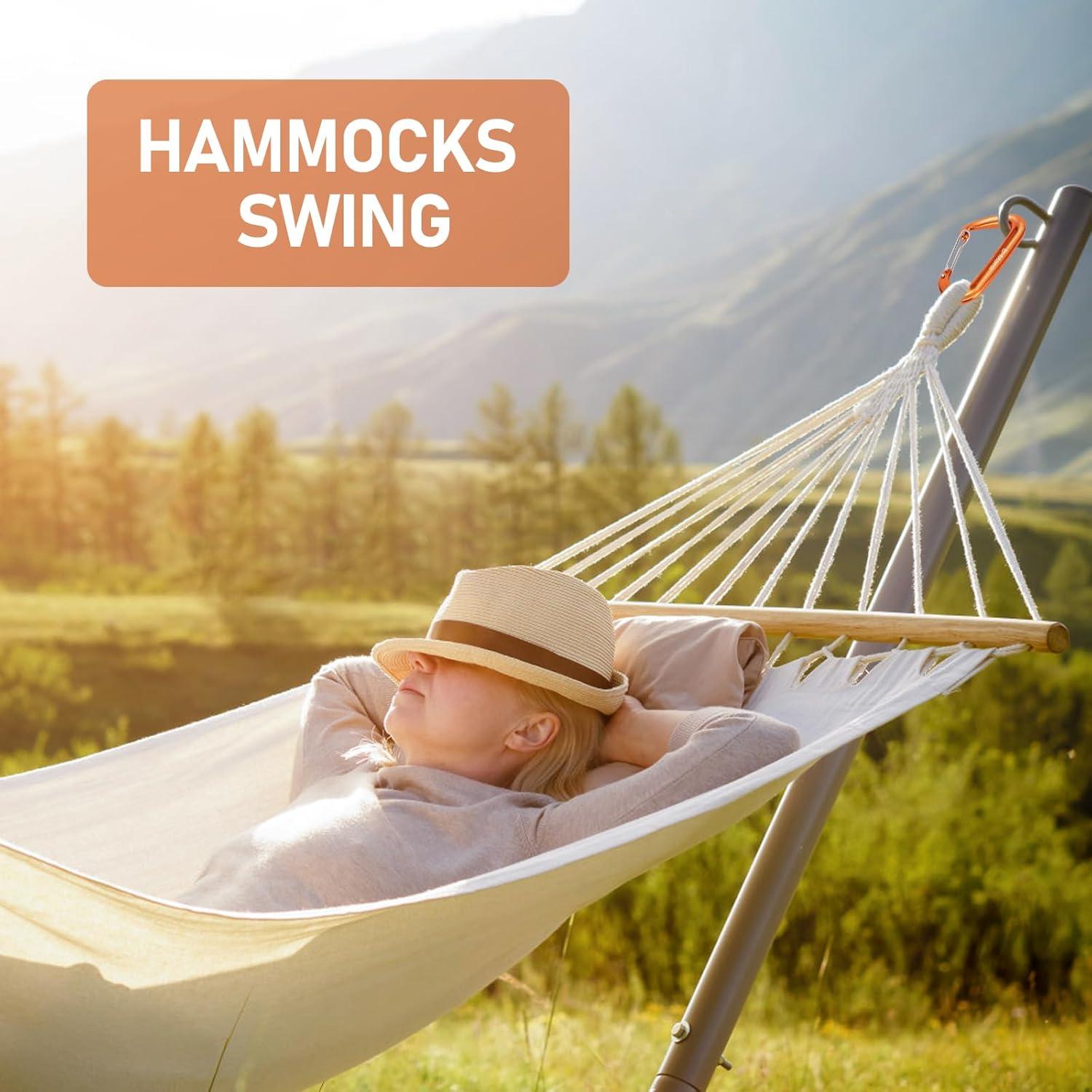 Carabineros L-Rover 12KN Aluminio 4PCS para Camping