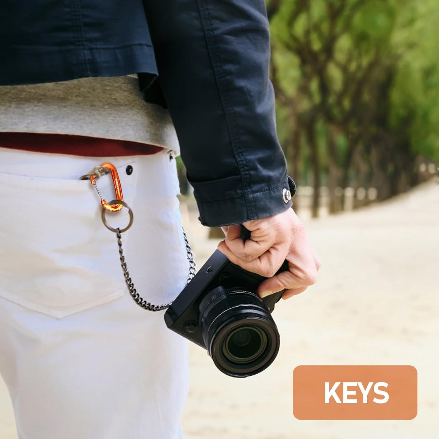 Carabineros L-Rover 12KN Aluminio 4PCS para Camping