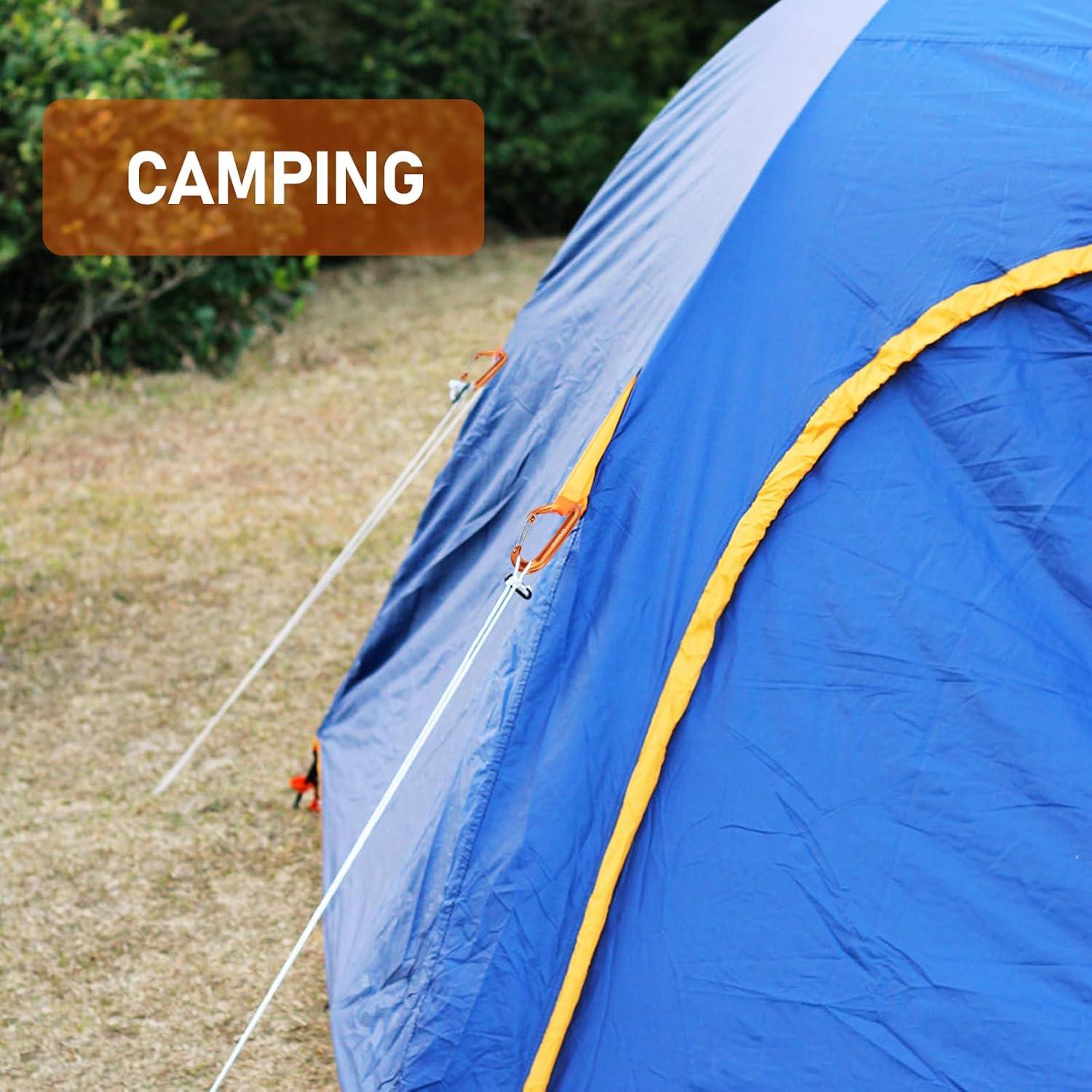 Carabineros L-Rover 12KN Aluminio 4PCS para Camping