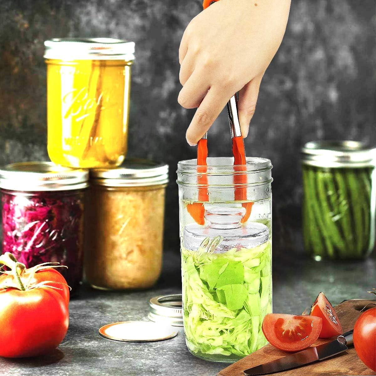 Artcome 5 Pesas de Vidrio para Fermentación Tarros Mason 180-200g