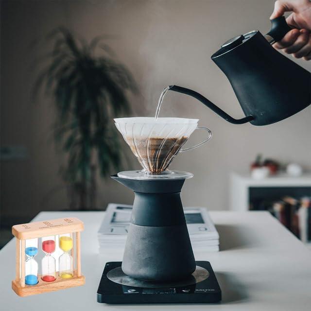 Reloj de Arena YLTIMER 1-3-5 Minutos Madera Colorido