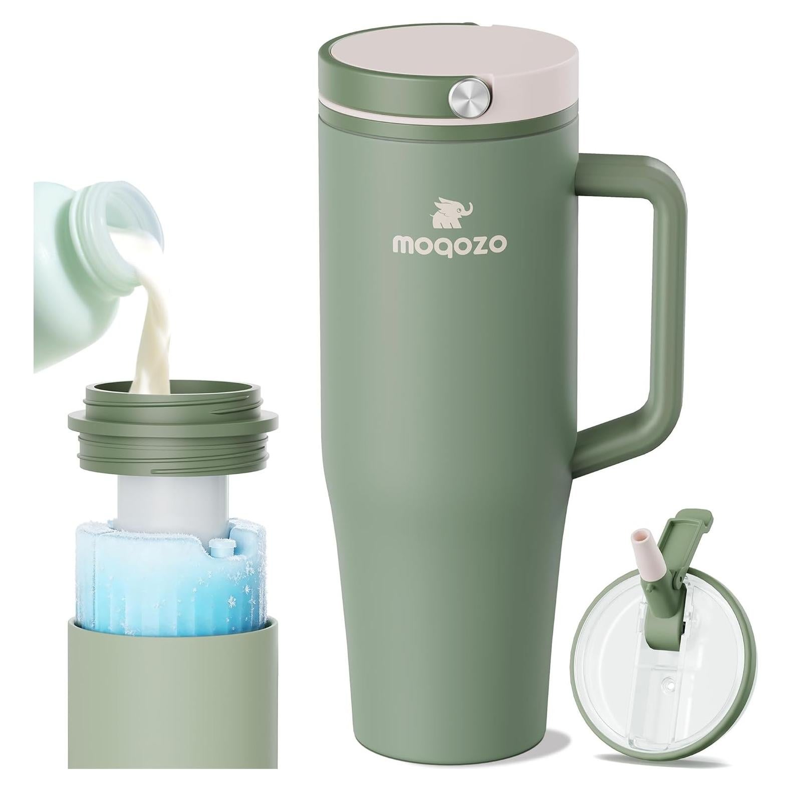 Enfriador de Leche Materna Portátil MOQOZO 26oz Verde