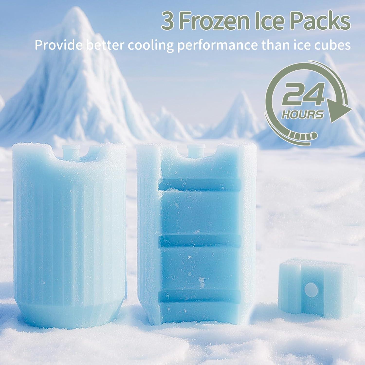 Enfriador de Leche Materna Portátil MOQOZO 26oz Verde