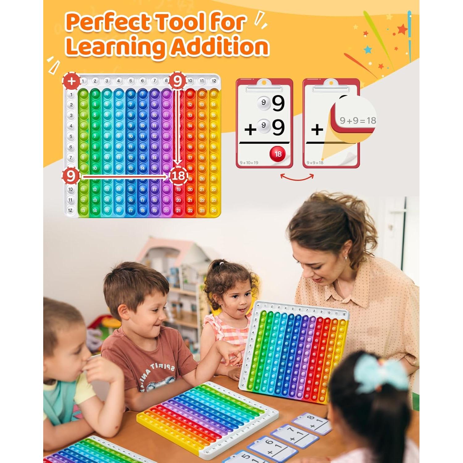 Tarjetas de Suma JoyCat 78 Piezas para Aprendizaje Matemático