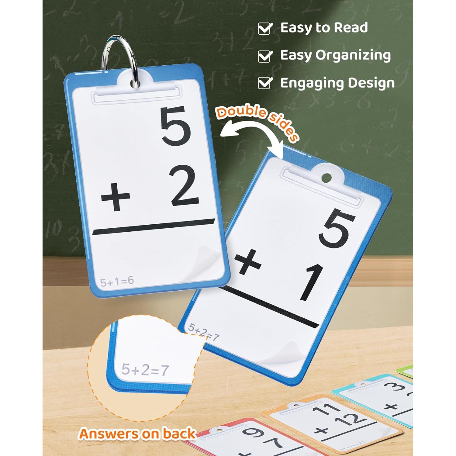 Tarjetas de Suma JoyCat 78 Piezas para Aprendizaje Matemático