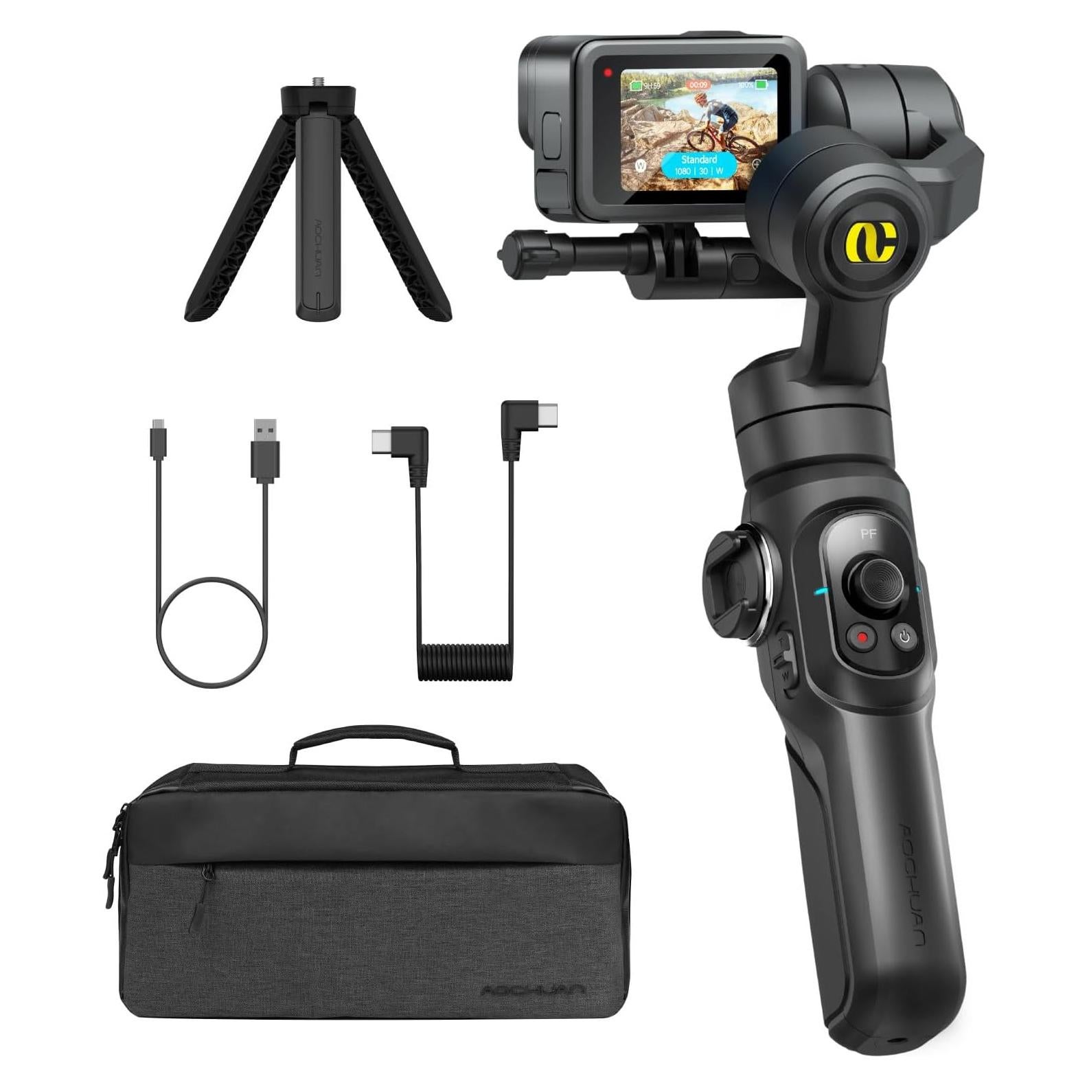 Gimbal Estabilizador AOCHUAN SG1 para GoPro Hero 12/11