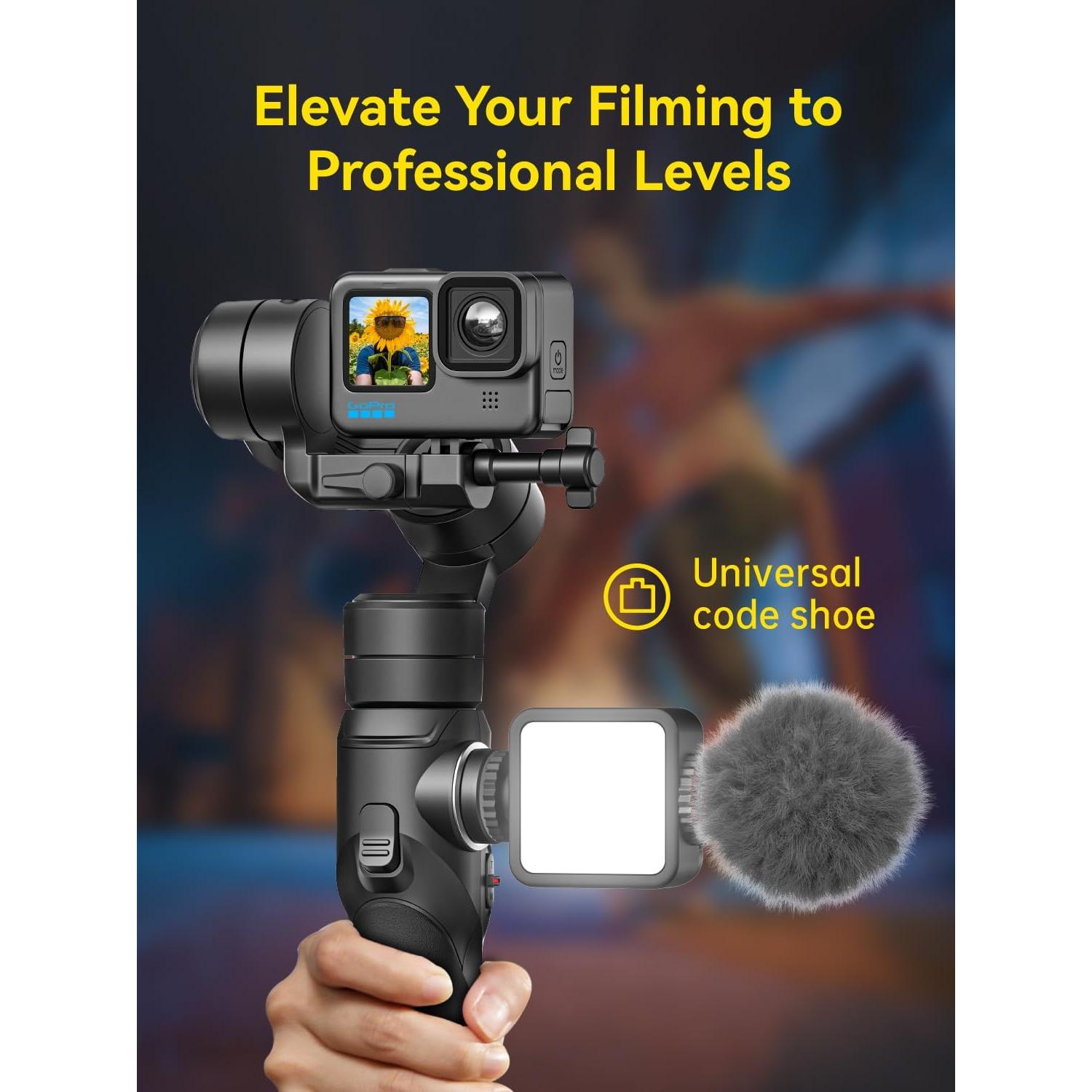 Gimbal Estabilizador AOCHUAN SG1 para GoPro Hero 12/11