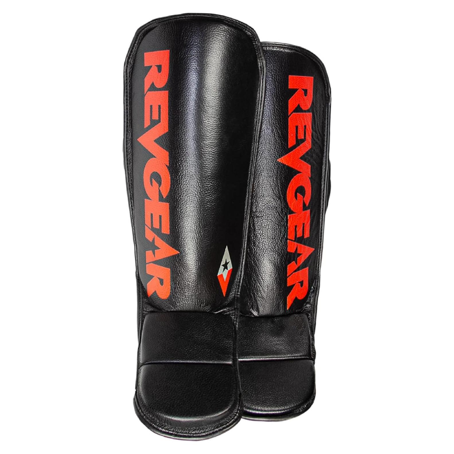 Protección para Espinillas Revgear X-Large MMA Negro/Rojo