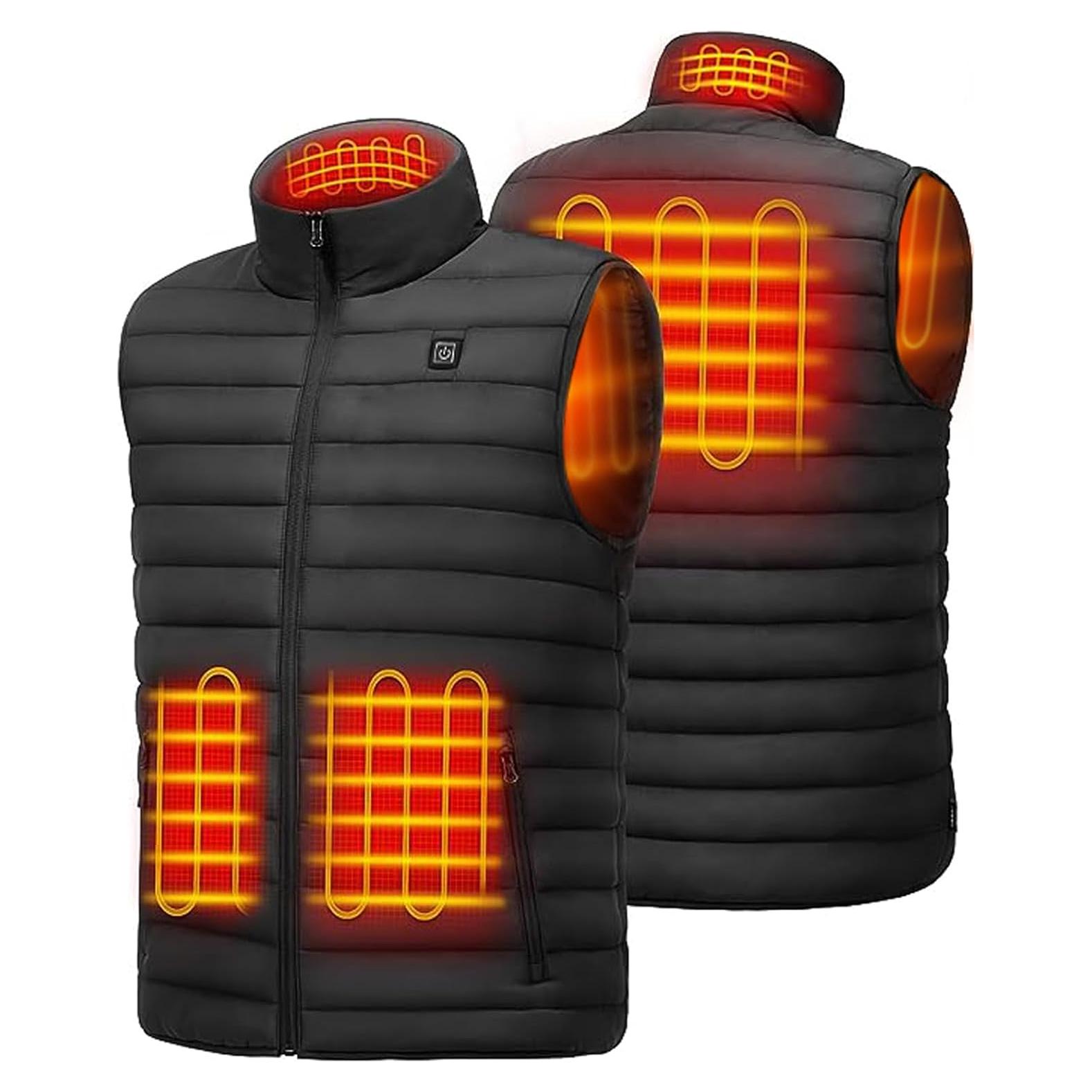 Chaleco Calefactable Bellaciao 5V USB Unisex Negro Grande