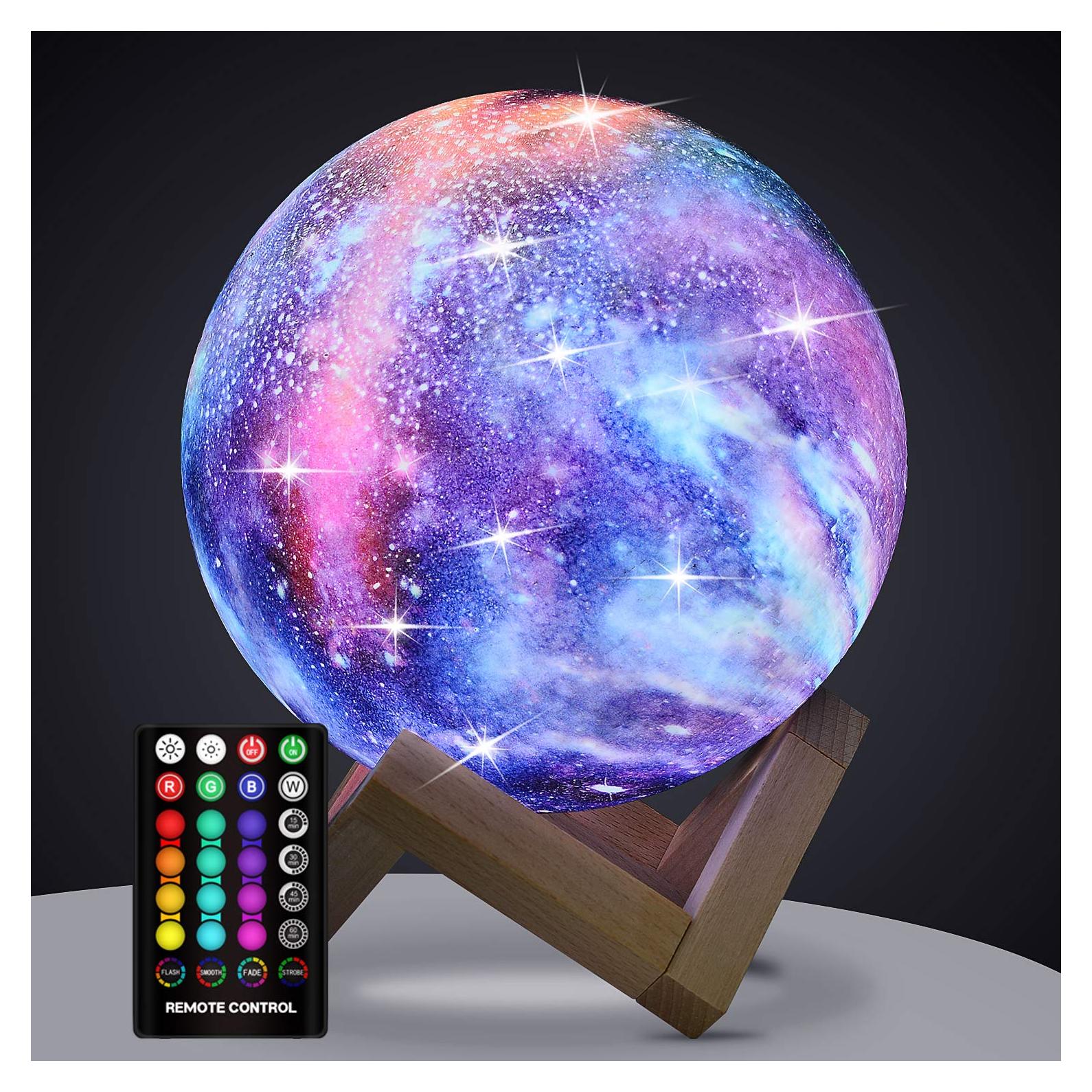 Lámpara Nocturna LED GDPETS 4.8" Multicolor Control Remoto