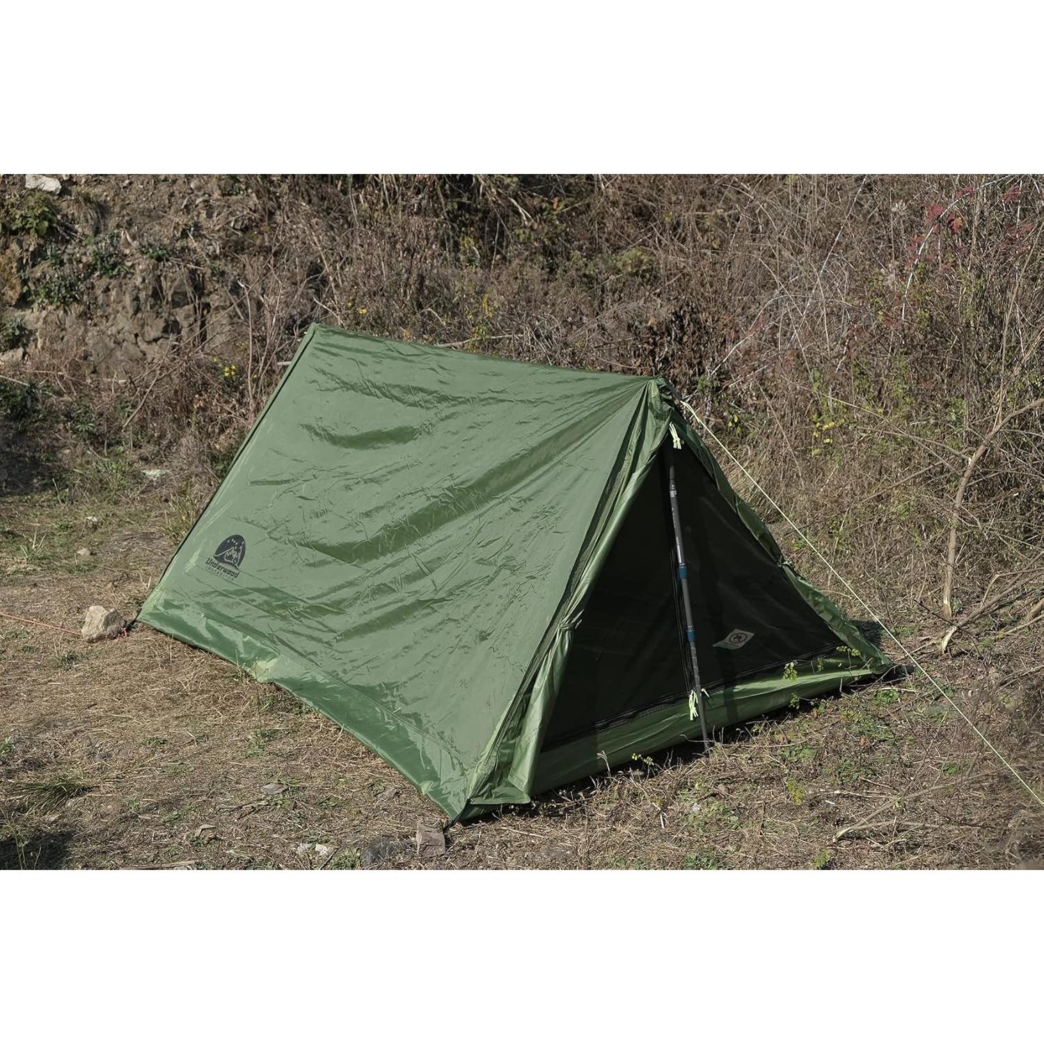 Carpa Ultraligera para 2 Personas Underwood Aggregator Verde