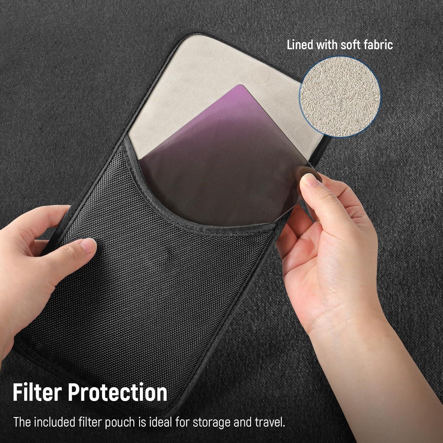 Filtro ND Cuadrado NEEWER ND0.3 10.16x14.29cm Doble Cara