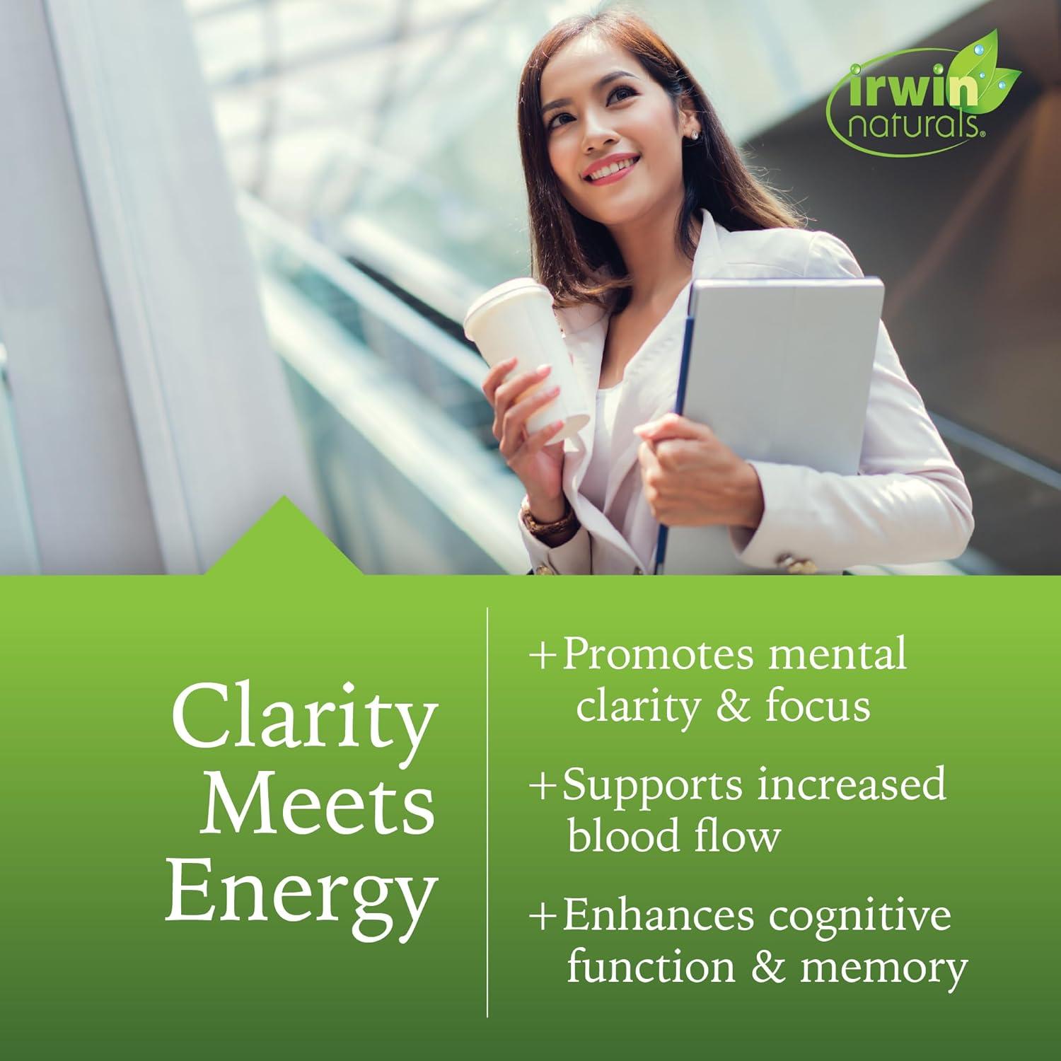 Irwin Naturals Brain Awake - 60 geles líquidos - Potenciador cerebral