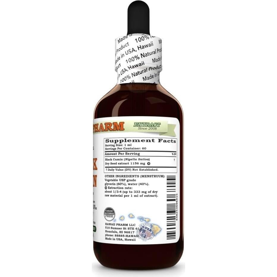 Extracto de Comino Negro Hawaii Pharm 60 ml Natural Vegano