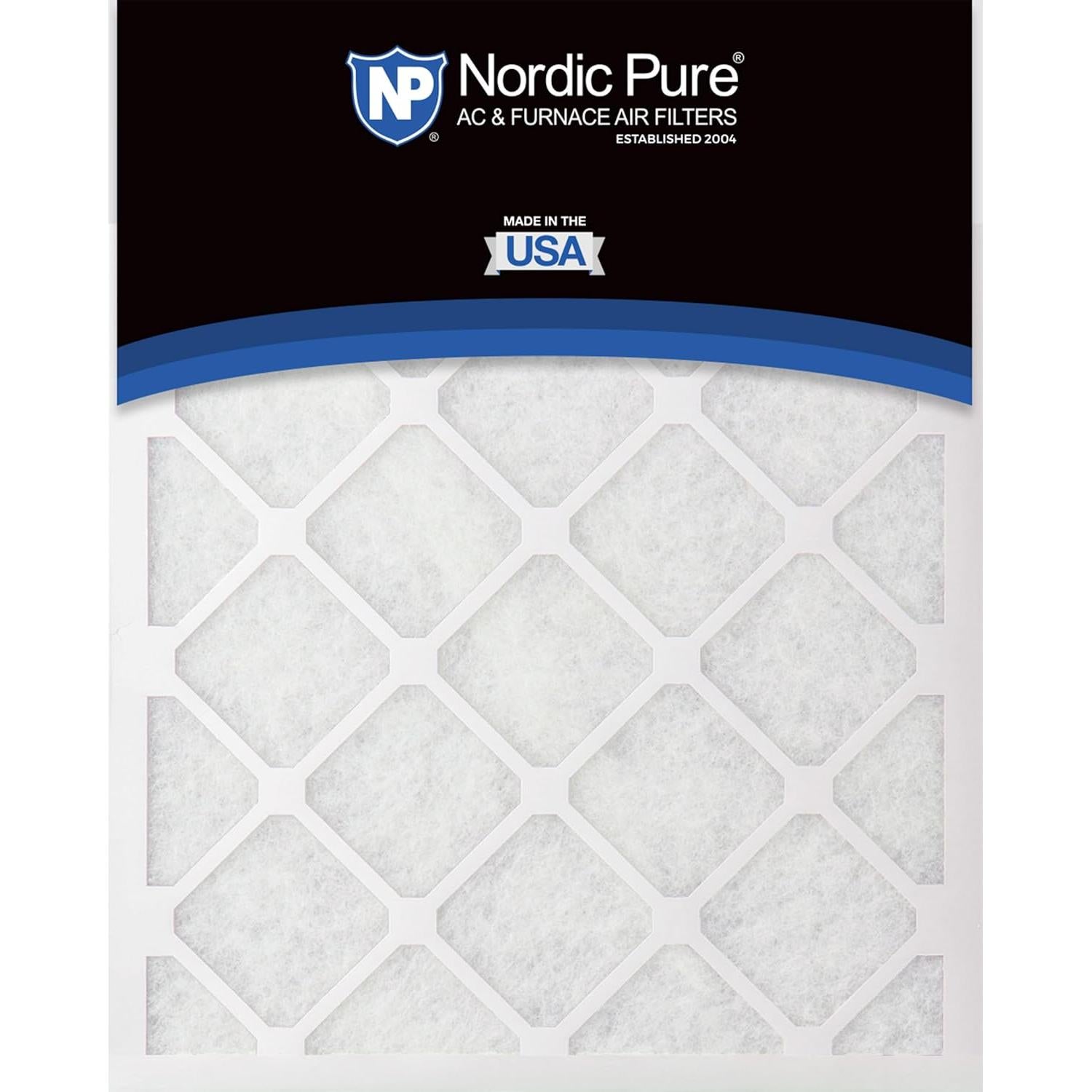 Filtros de Aire Nordic Pure MERV 6 Poly Green - Paquete de 2