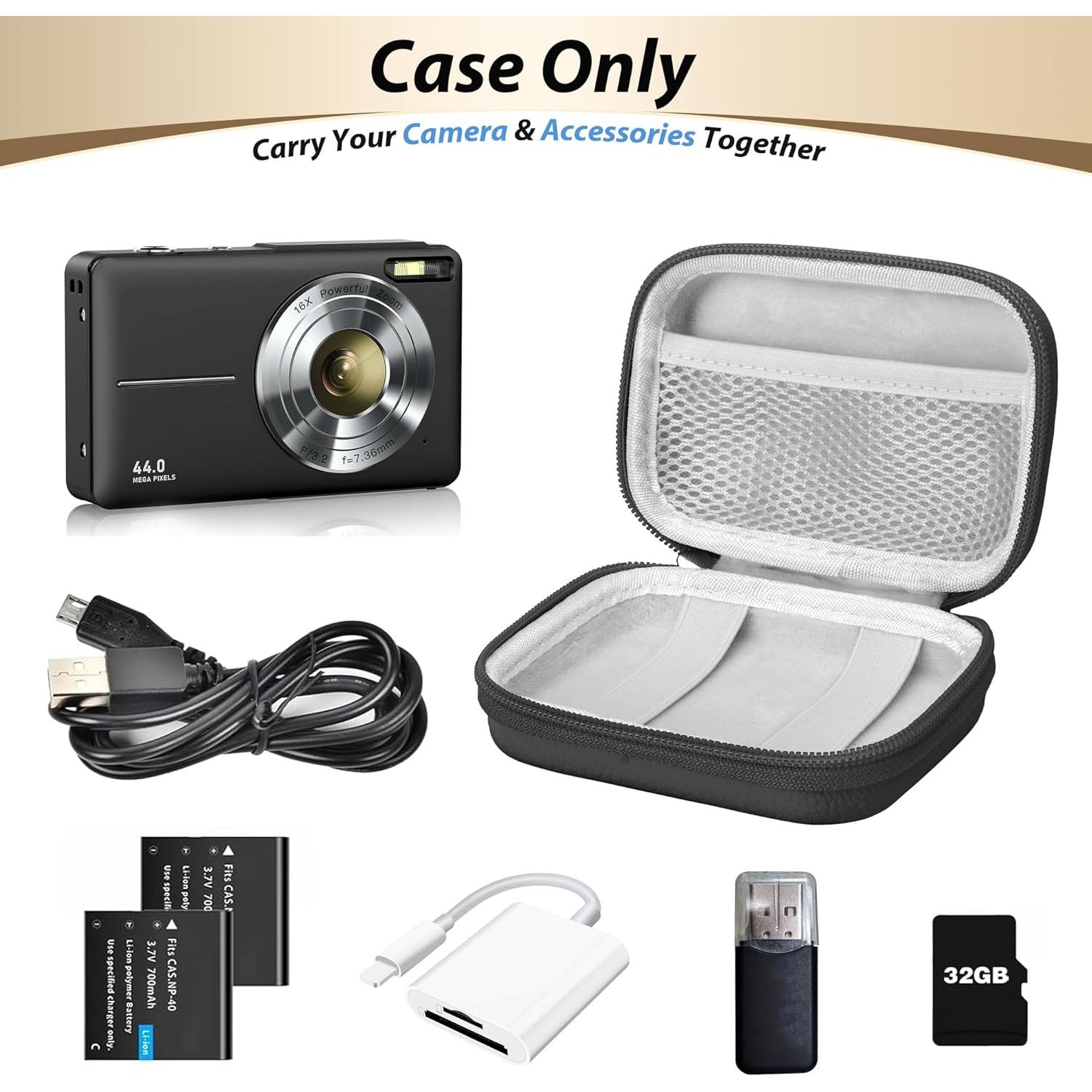 Funda de Cámara Digital Linpr para KODAK PIXPRO y Canon IXUS