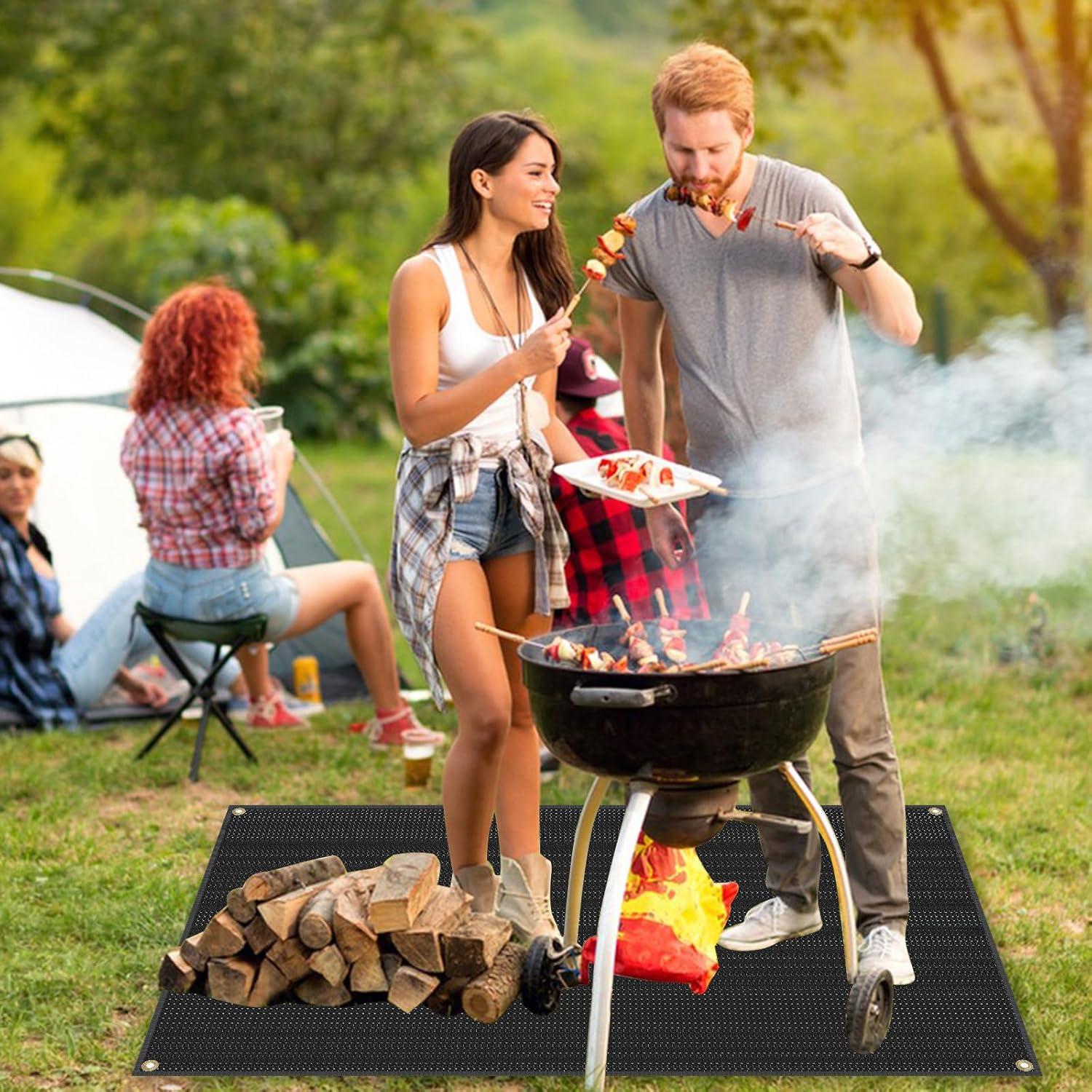 Alfombrilla para Parrilla SUINIAO 121.9x101.6 cm Doble Cara