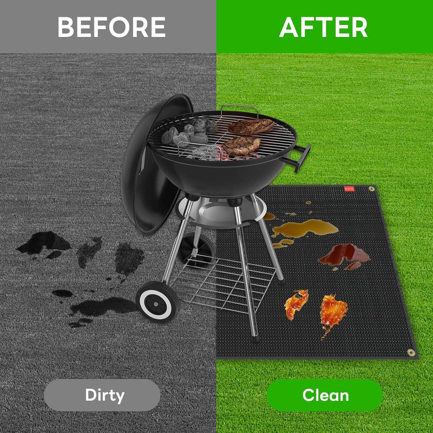 Alfombrilla para Parrilla SUINIAO 121.9x101.6 cm Doble Cara