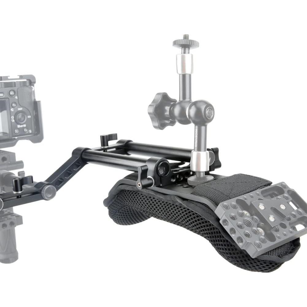 Kit Almohadilla Hombro NICEYRIG 15mm con Varillas 15cm